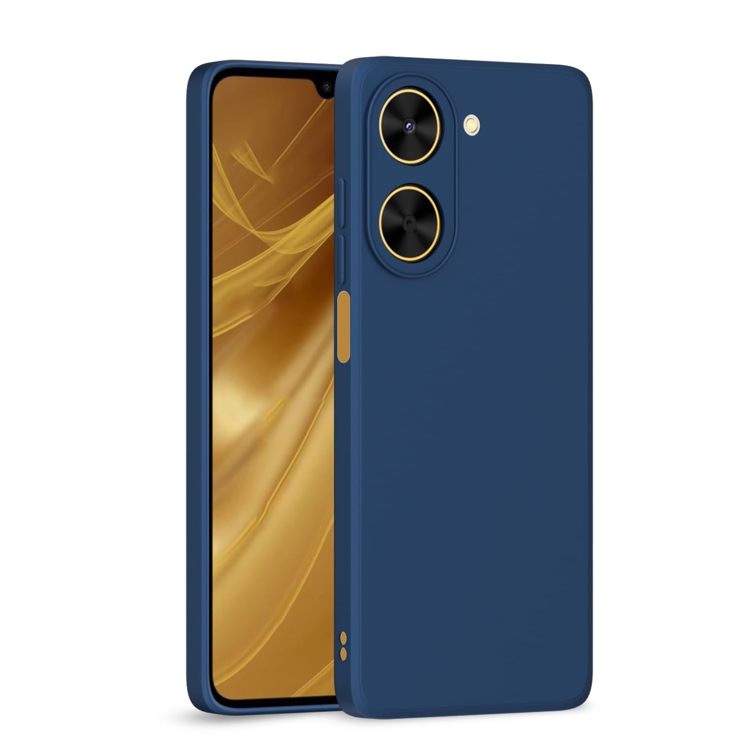 Pikkme redmi a5/ poco c71 Liquid Silicone Back Cover - Blue