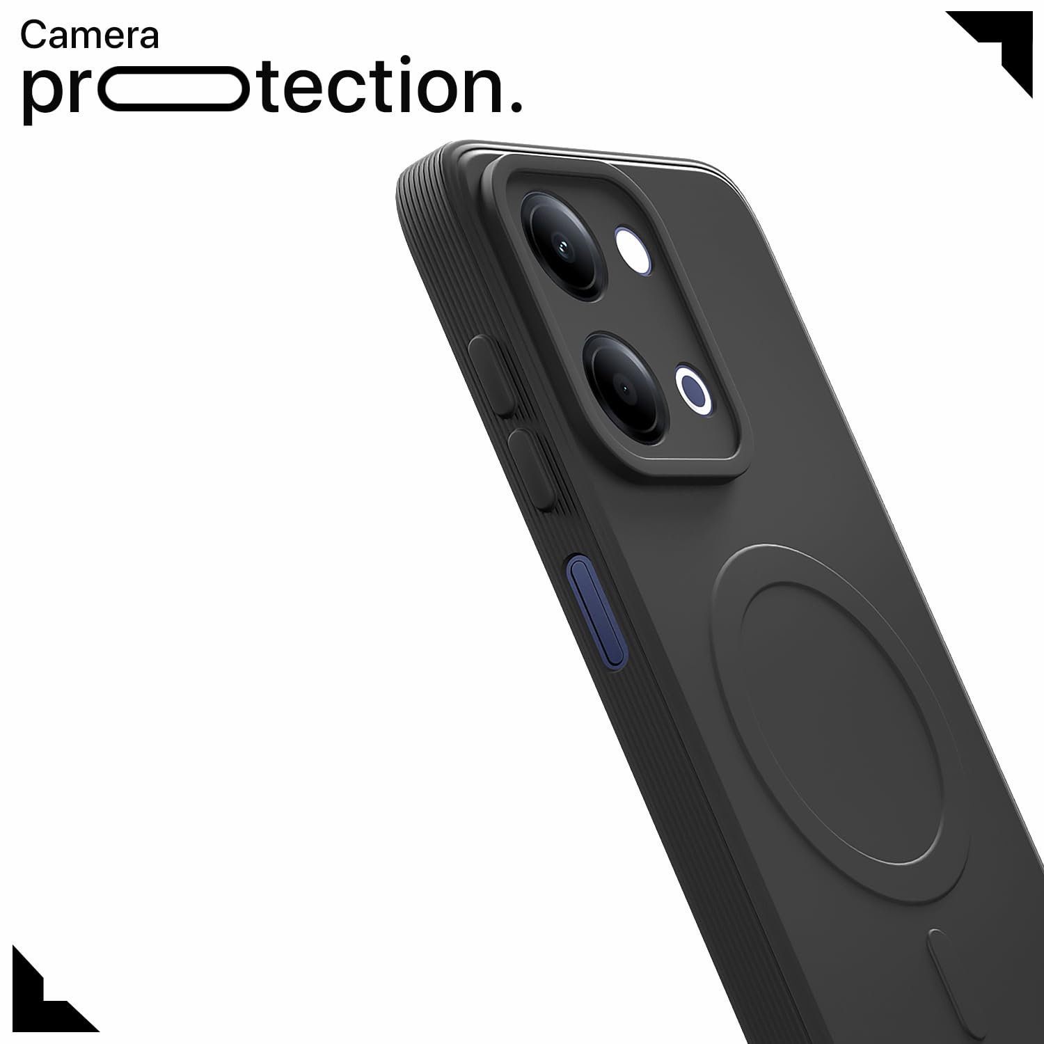 Black MagSafe mobile back cover for Vivo Y11/T5 Lite 5G – Pikkme – photo 5