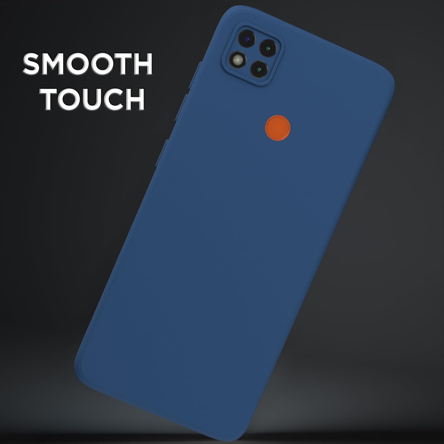 Pikkme Mi Redmi 10A / Redmi 9 / Redmi 9C / 9 Activ/Poco C31 Liquid Silicone Back Cover | Blue