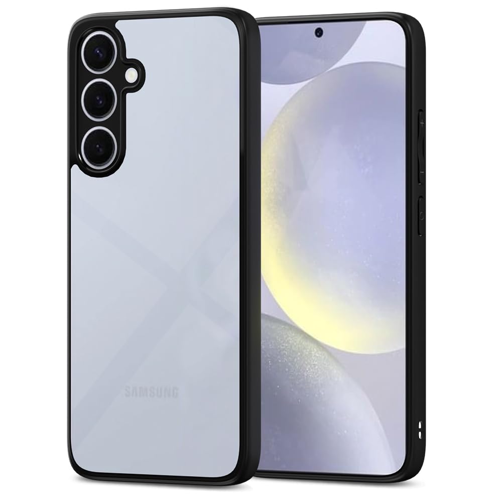 Black Hybrid back cover for Samsung S25 5G – Pikkme