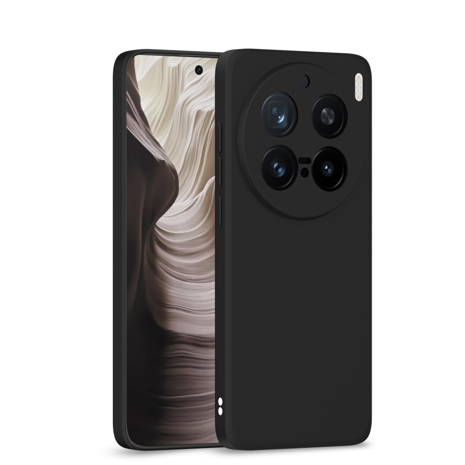 Vivo X200 Pro 5G Matte phone cover in black by Pikkme