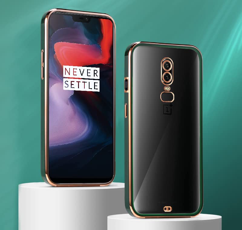 Pikkme OnePlus 6 Chrome green mobile back cover – photo 5