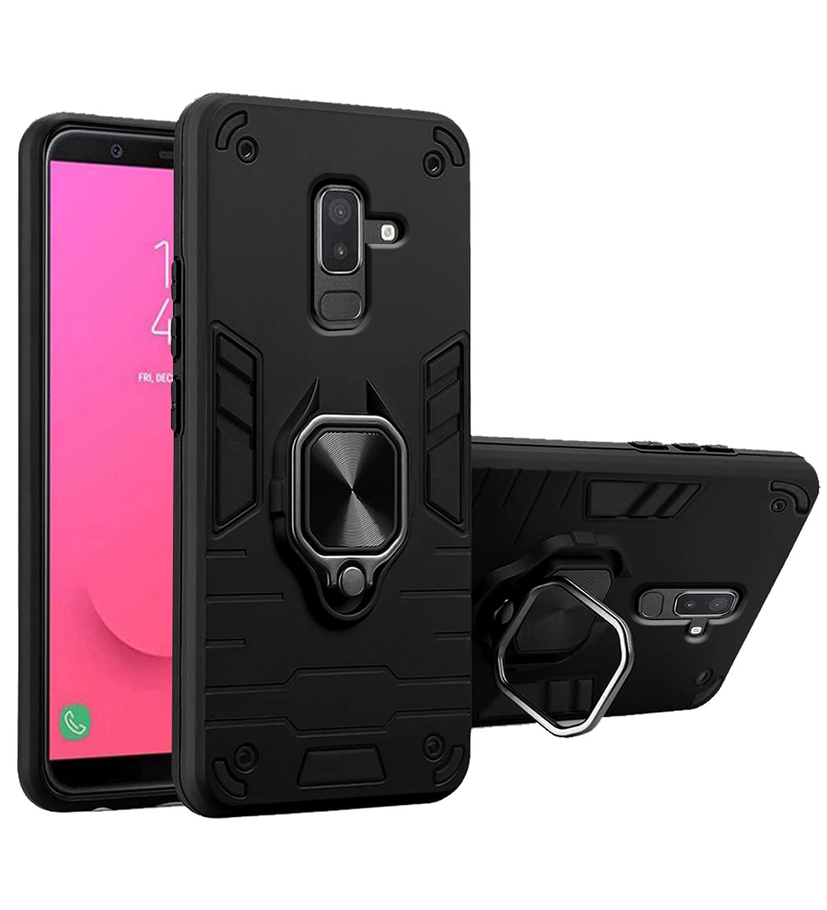 Black mobile cover for Samsung J8, Samsung A6 Plus – Pikkme