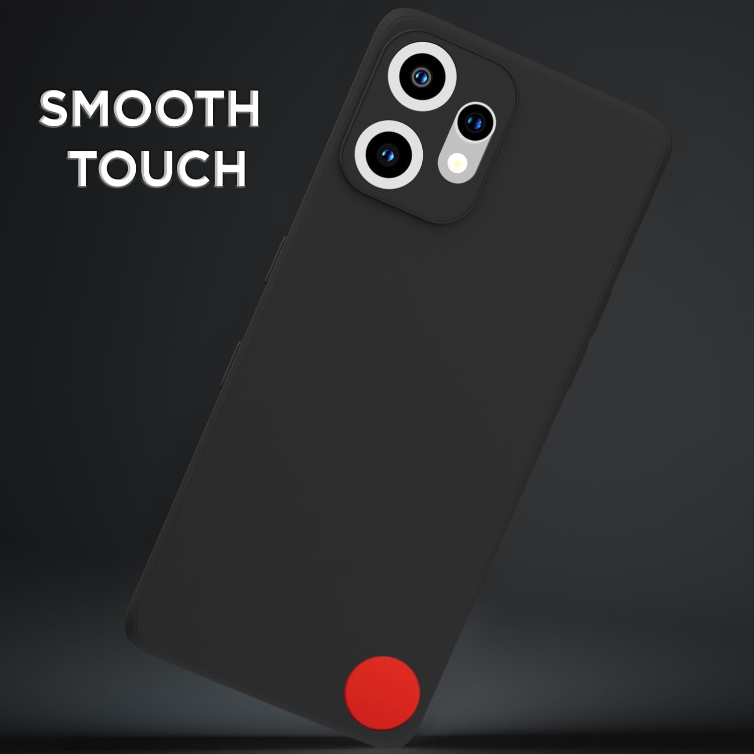 Pikkme CMF by Nothing Phone 2 Pro 5G Soft Matte Silicone Shockproof Case (Black)