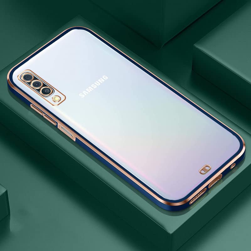 Pikkme blue Chrome mobile back cover for Samsung A7 2018 – photo 4