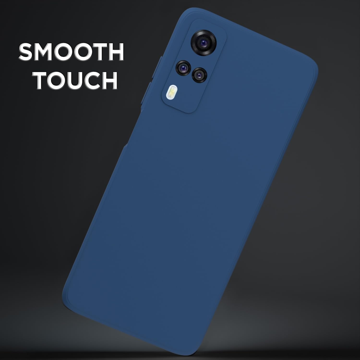 Pikkme Vivo Y31 / Y51A / Y51 / Y51i Soft Matte Silicone Shockproof Case (Blue)