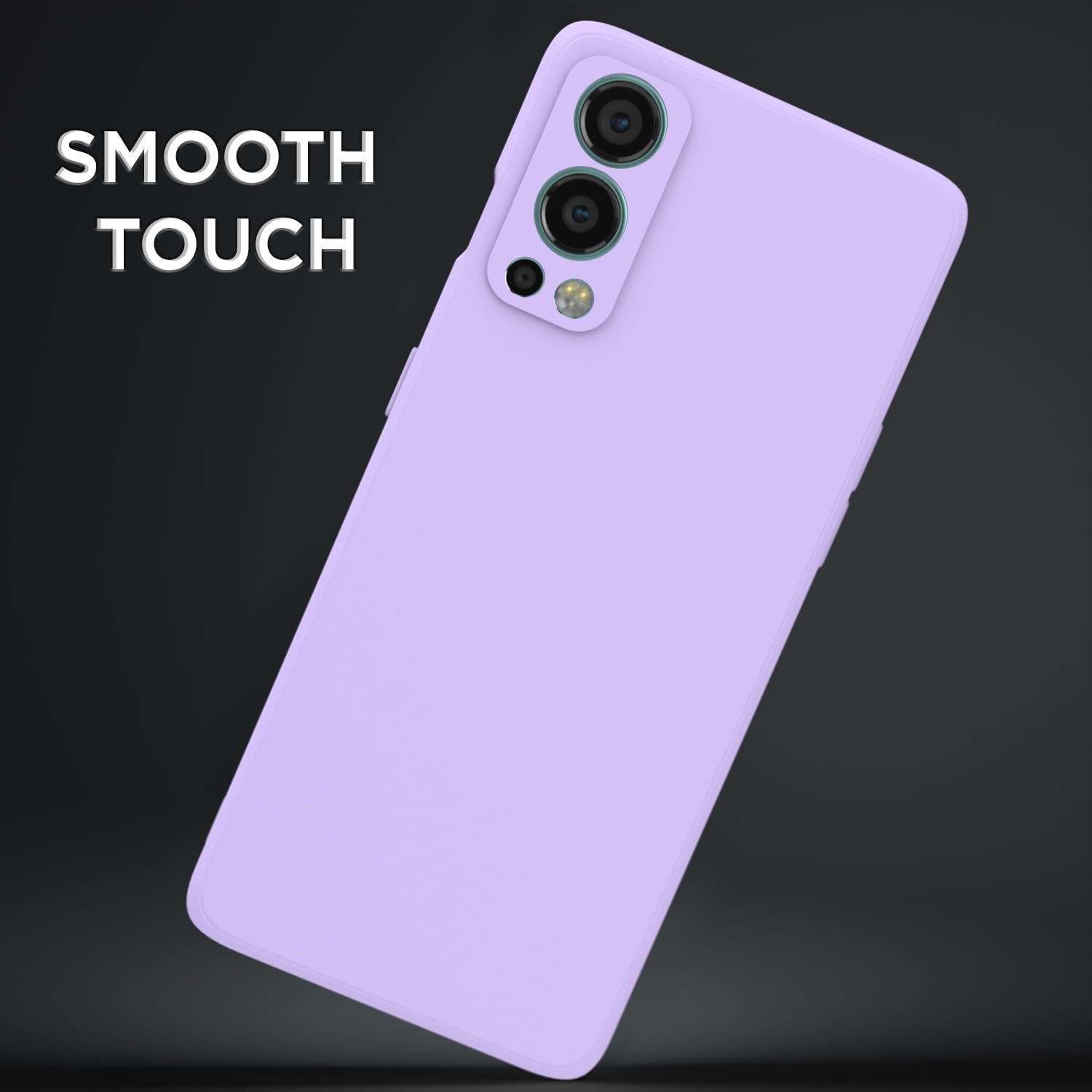 Pikkme Oneplus Nord 2 5G Liquid Silicone Back Cover | Purple