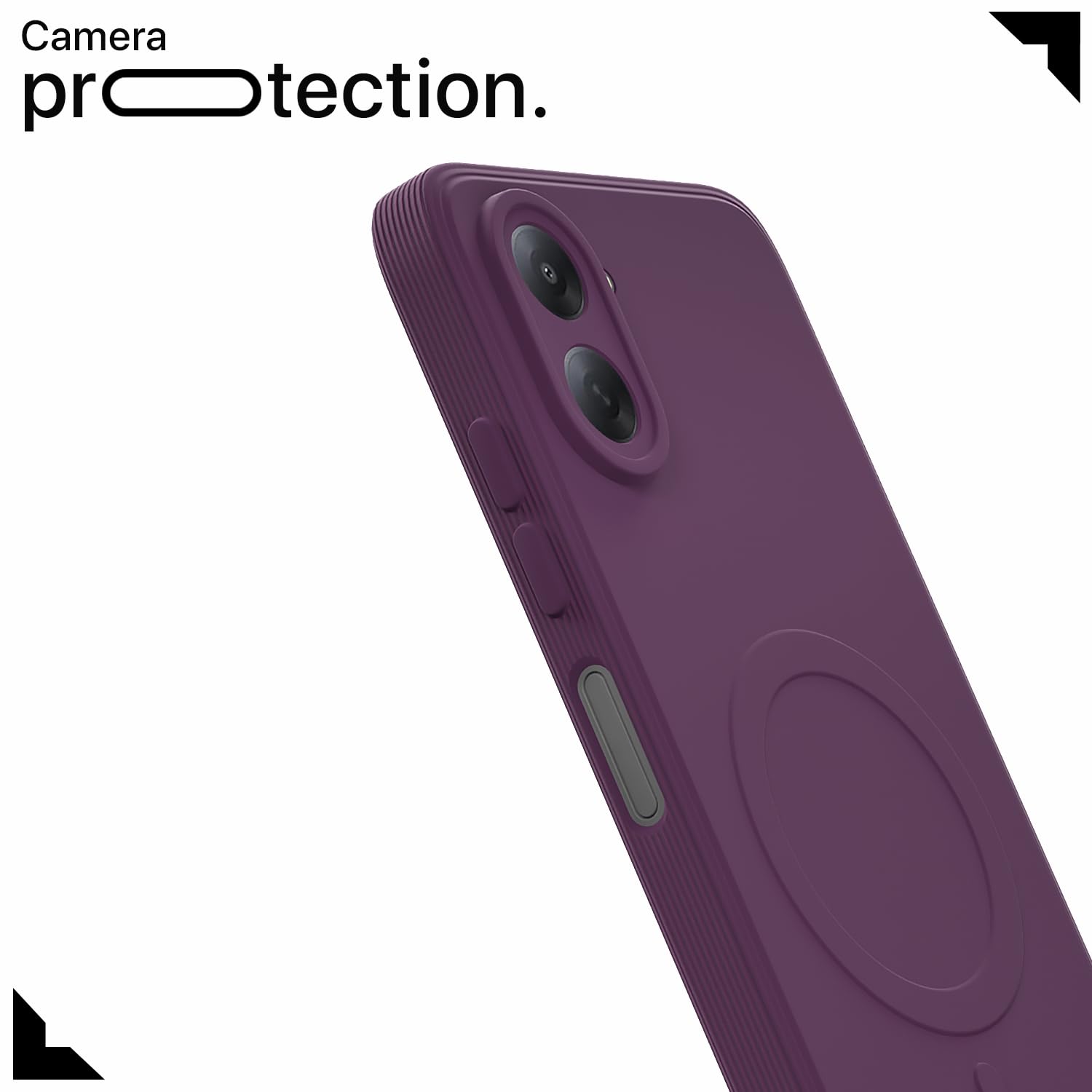 Redmi A7 MagSafe mobile back cover in purple by Pikkme – photo 5