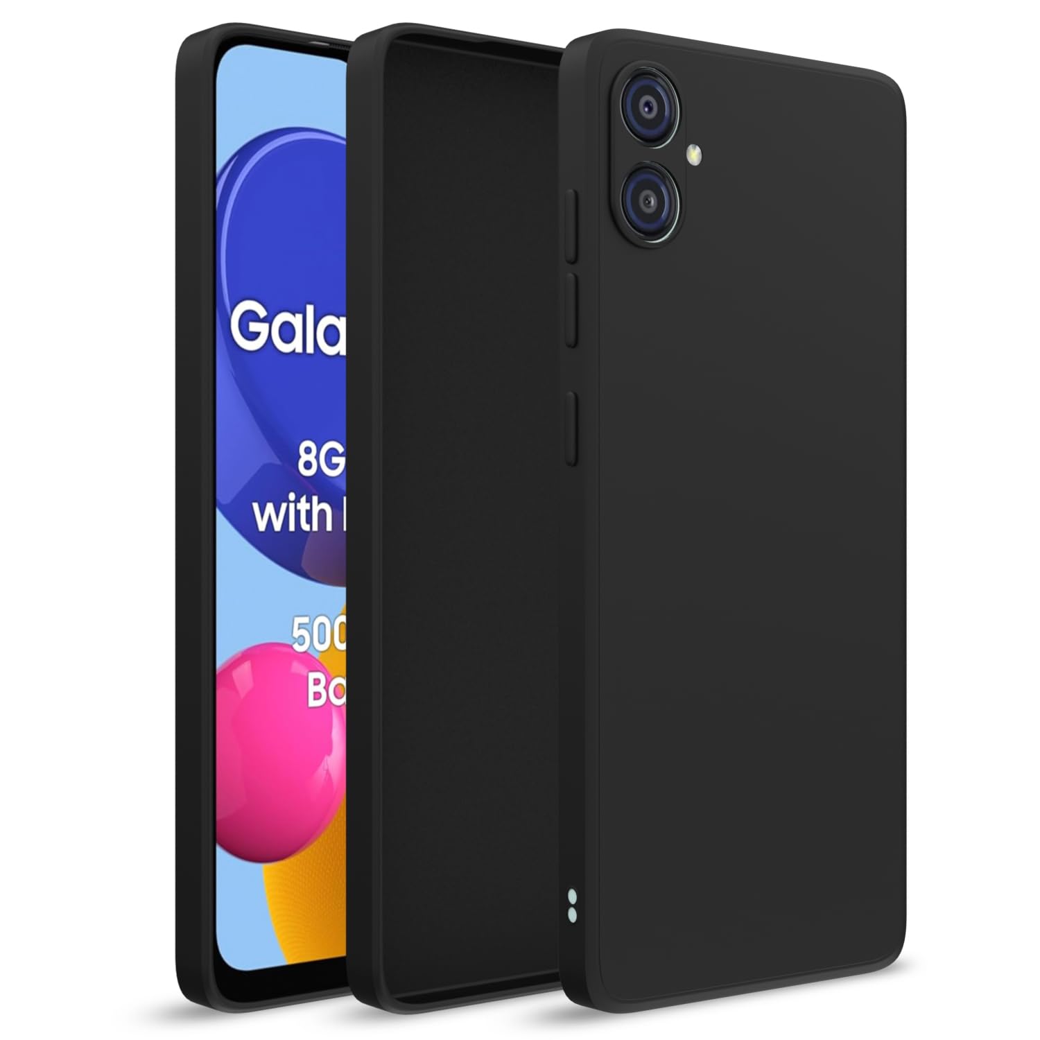 Pikkme black phone cover for Samsung M04/F04/A04e