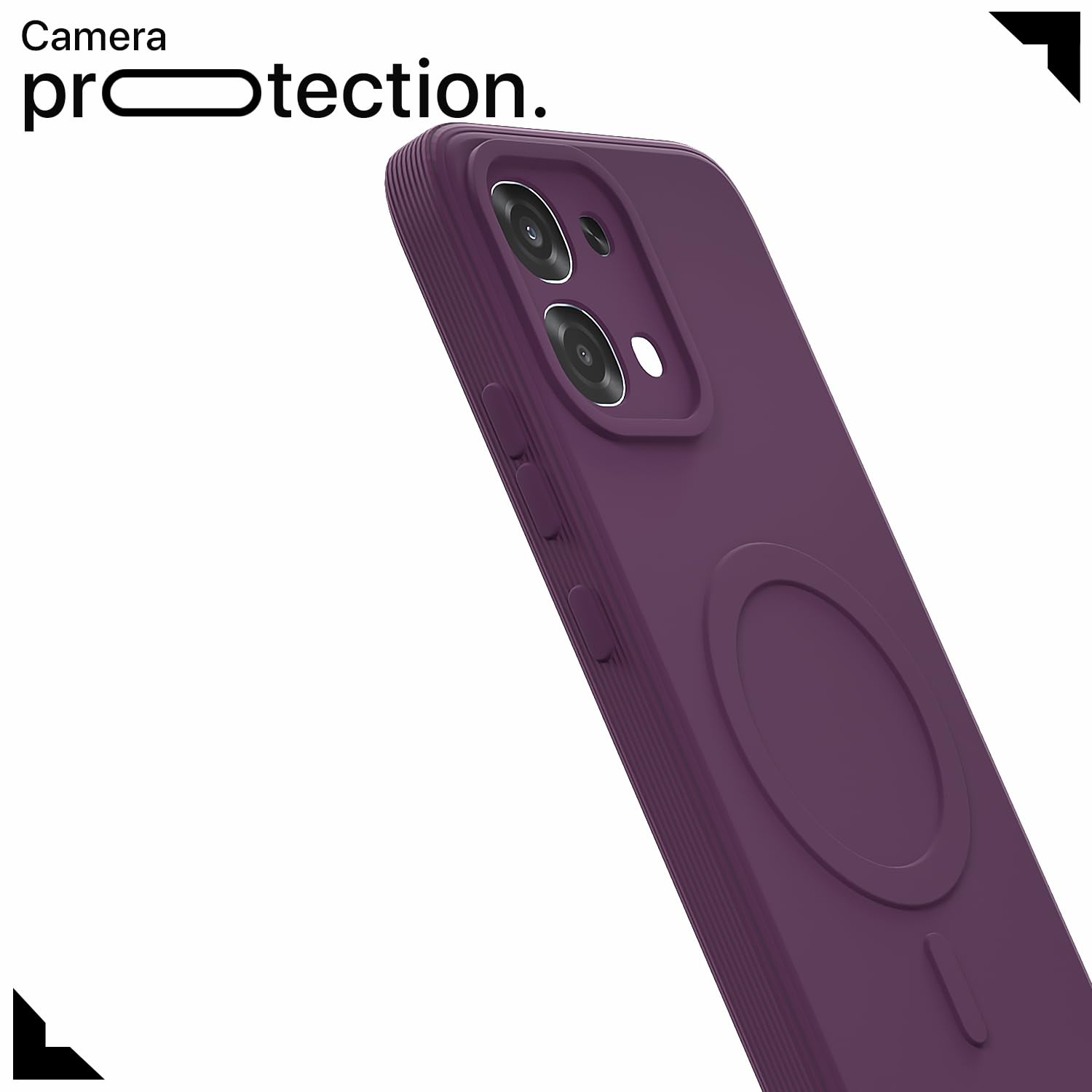 Pikkme purple MagSafe back cover for Oppo F31/F33 5G – photo 5