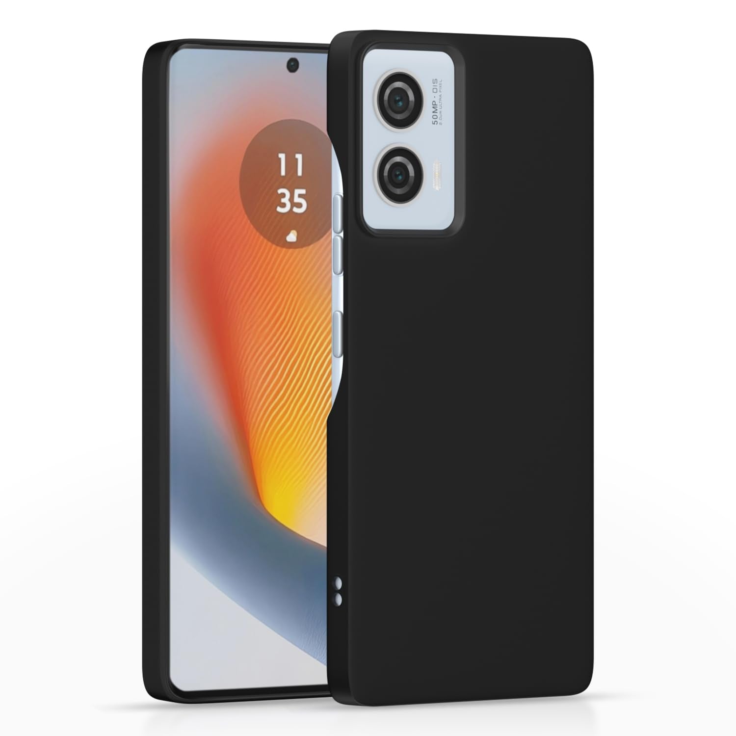 Moto Edge 50 Fusion 5G SideCut Back Cover - Black