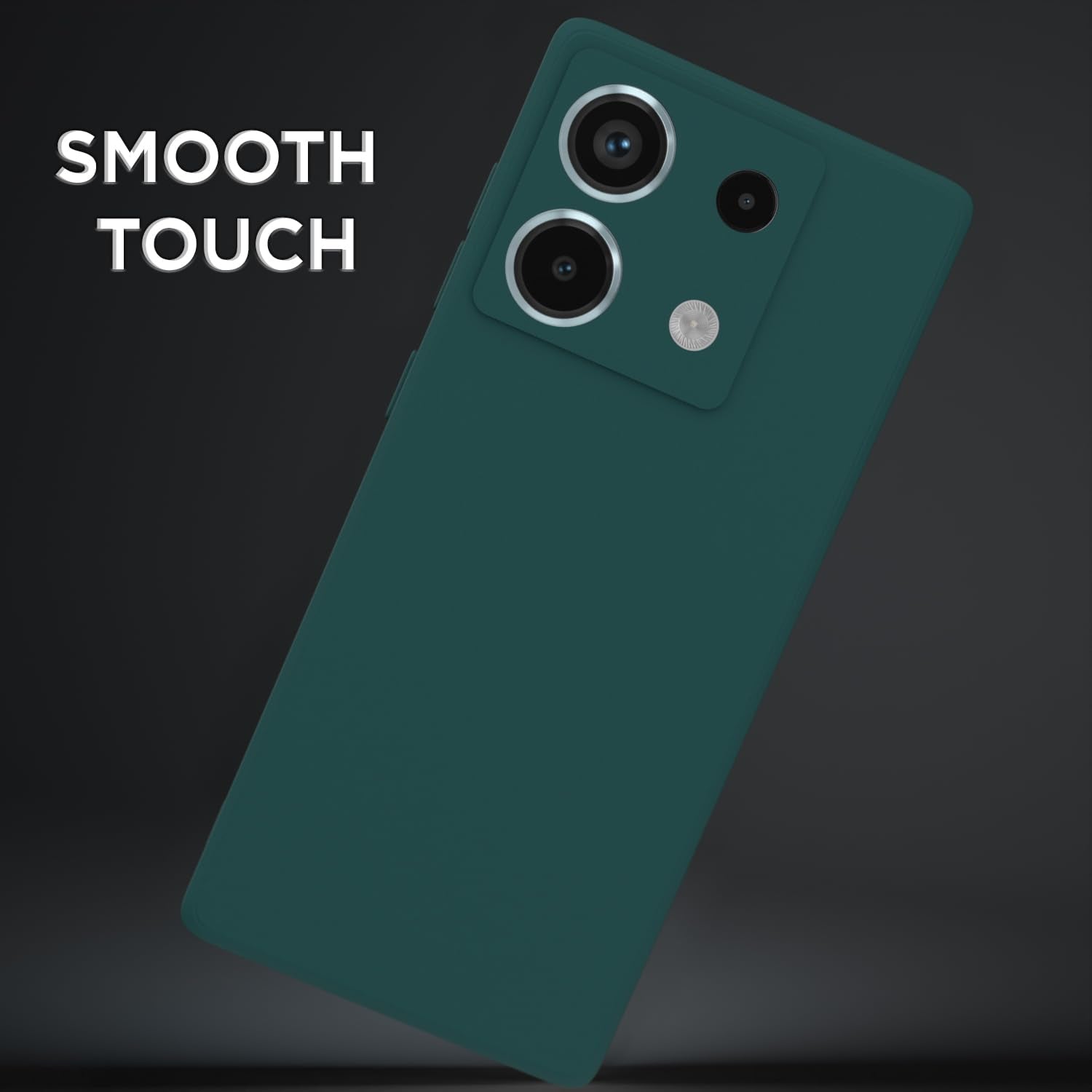 Pikkme Redmi Note 13 Pro 5G Matte green back cover – photo 2