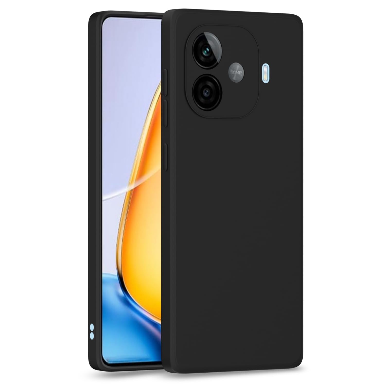 Pikkme iQOO Z9x Turbo/Vivo Y200 GT 5G Matte black mobile back cover