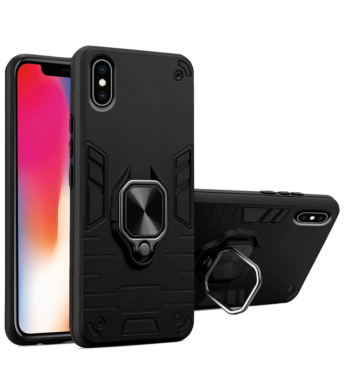 Pikkme iPhone X, iPhone XS black phone cover
