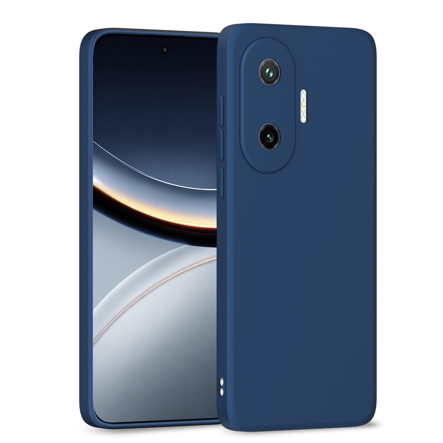 Blue back cover for Poco F7 5G – Pikkme
