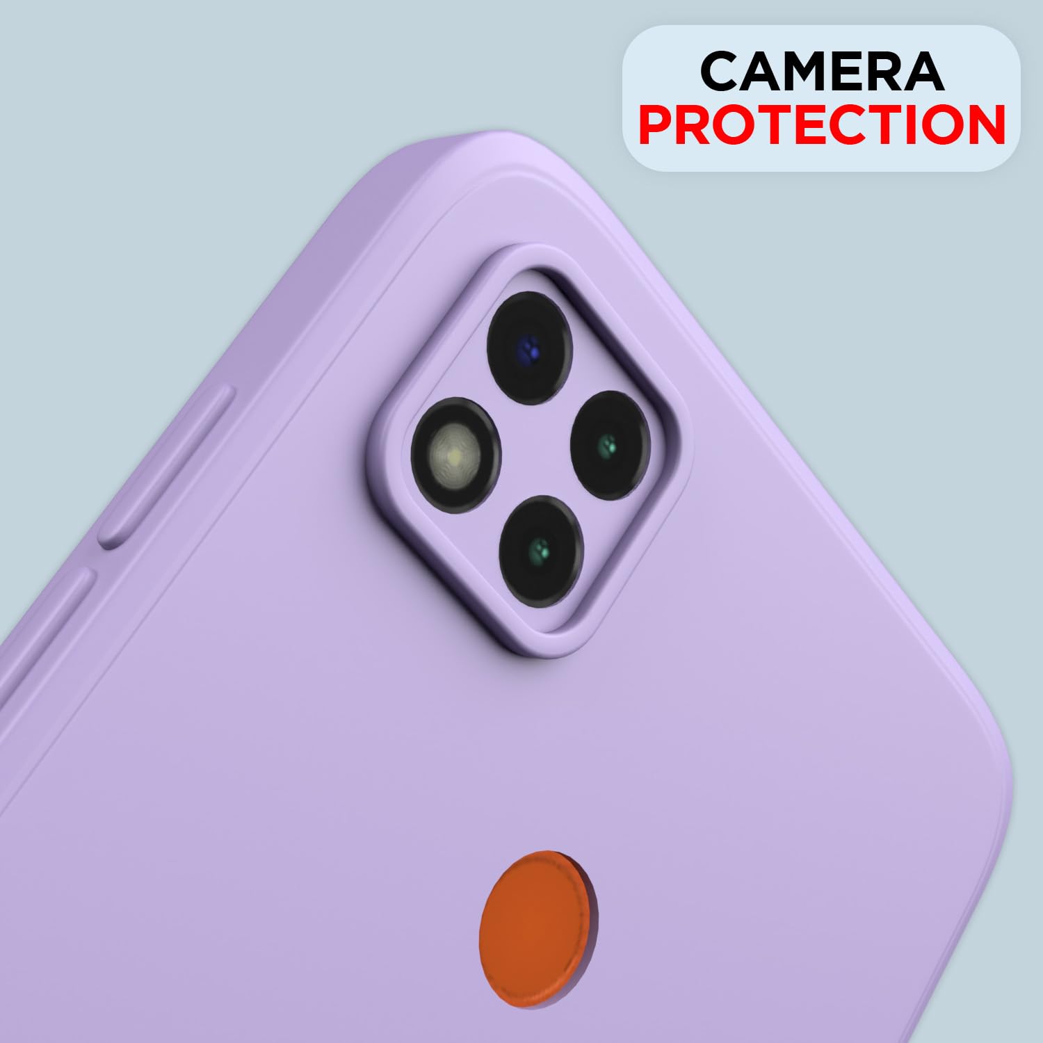 Pikkme Mi Redmi 10A / Redmi 9 / Redmi 9C / 9 Activ/Poco C31 Liquid Silicone Back Cover | Purple