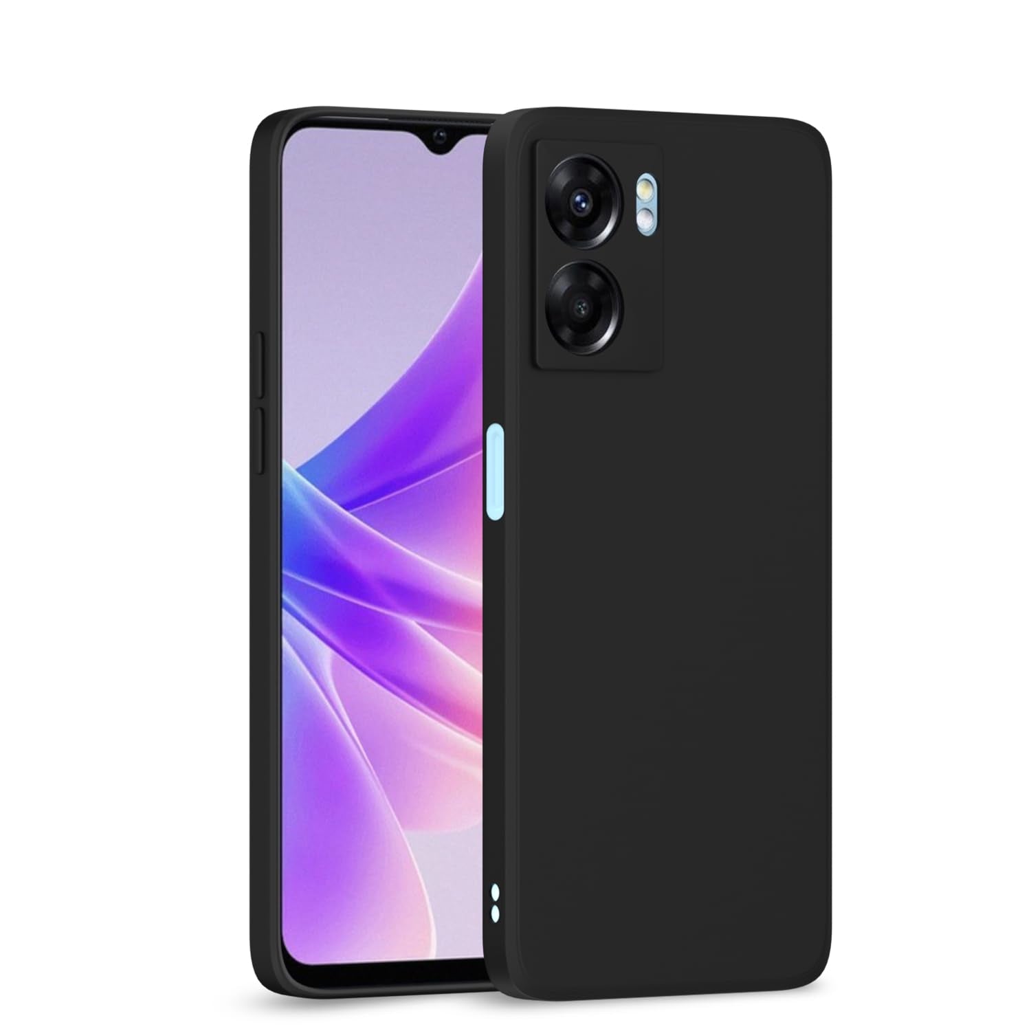 Pikkme Oppo K10 5G Liquid Silicone Back Cover - Black