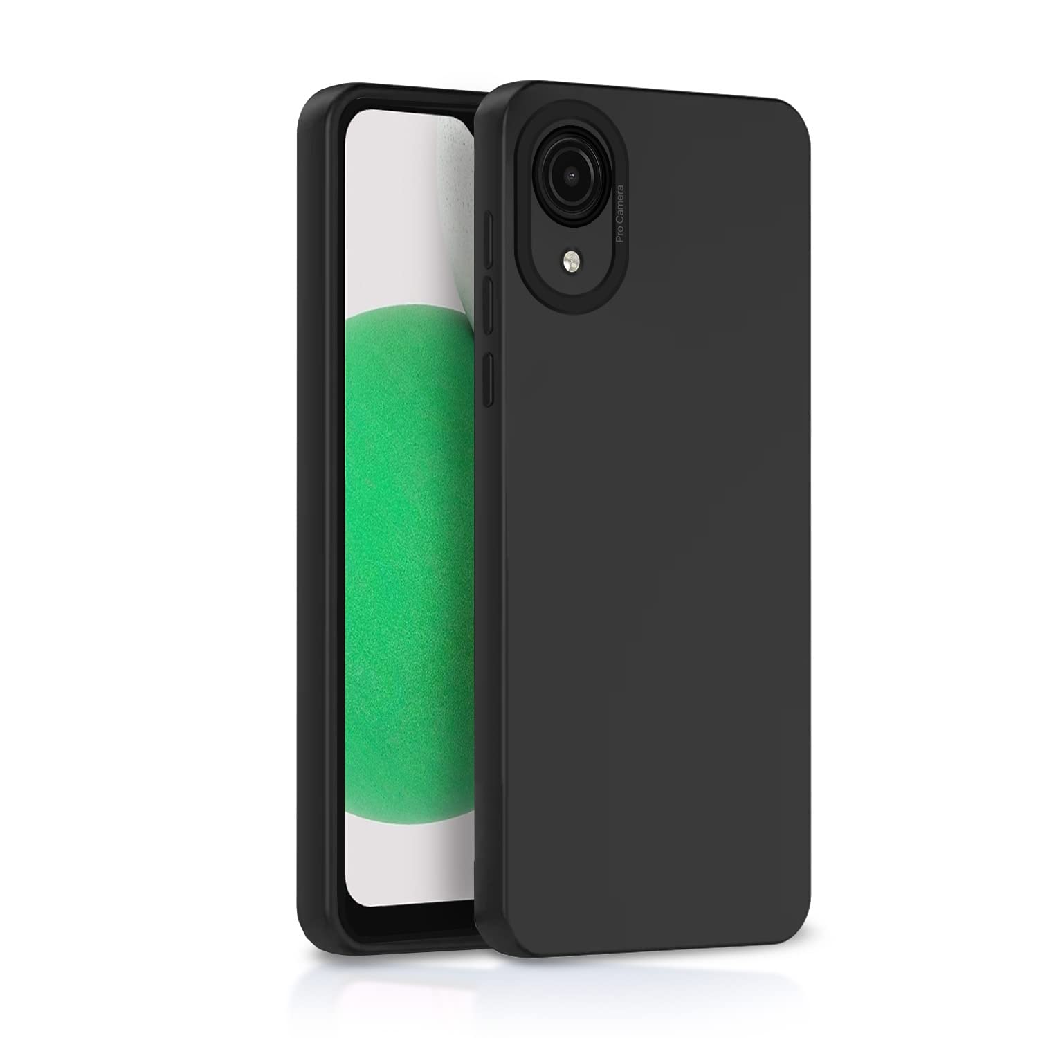 Samsung Galaxy A03 Core Liquid Silicone Back Cover-Black