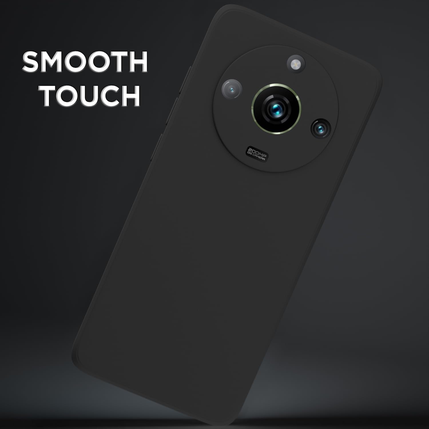 Black Liquid Silicone mobile cover for Realme 11 Pro/11 Pro Plus 5G – Pikkme – photo 7