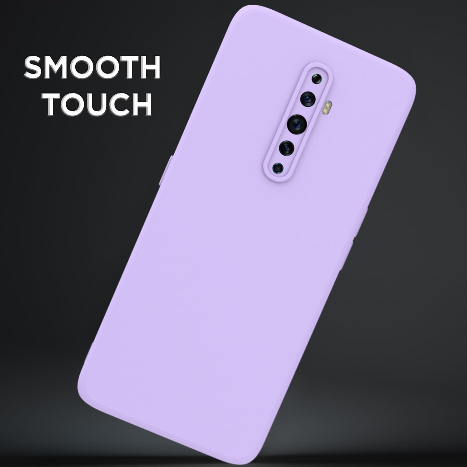 Pikkme Reno 2F / 2Z Liquid Silicone Back Cover | Purple