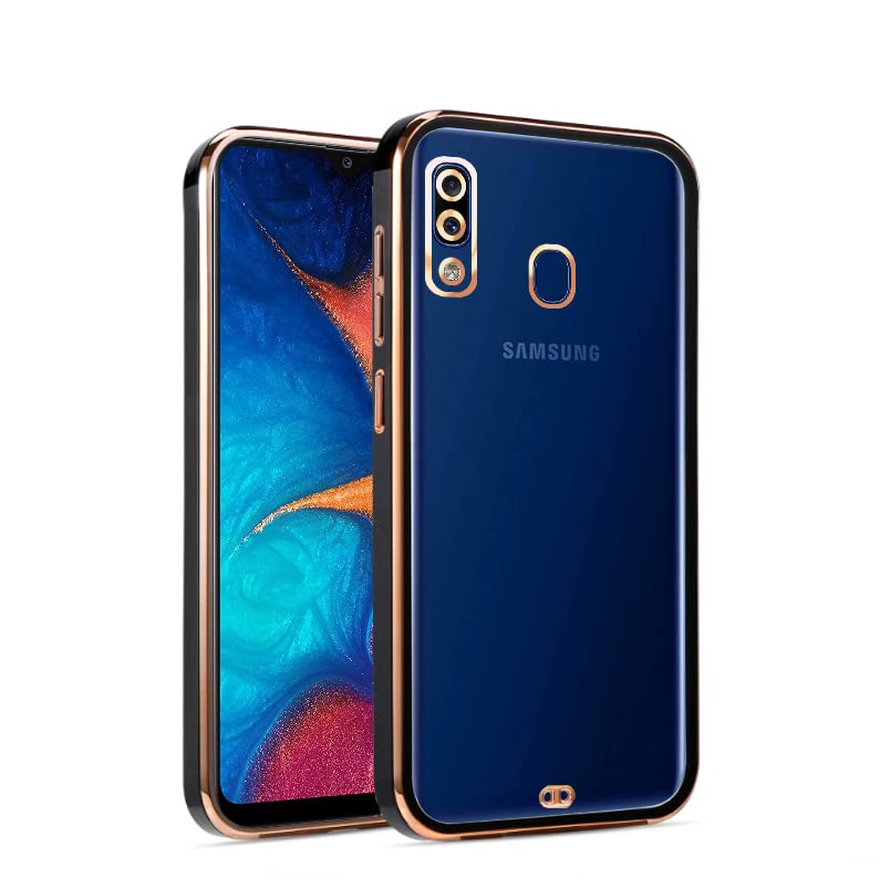 Black mobile back cover for Samsung A20/A30 – Pikkme