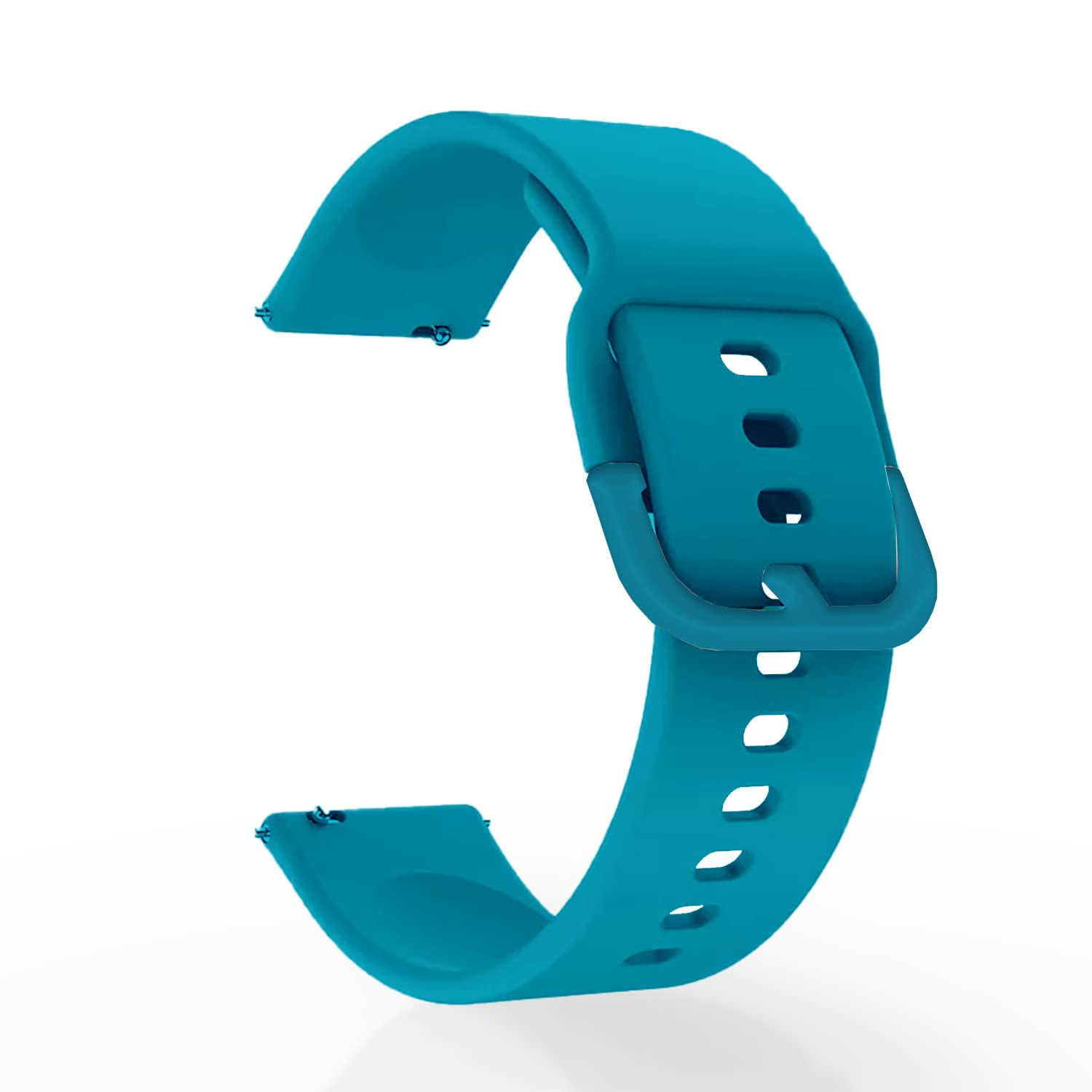 Pikkme Silicone Watch Strap (Turquoise Blue) – photo 2