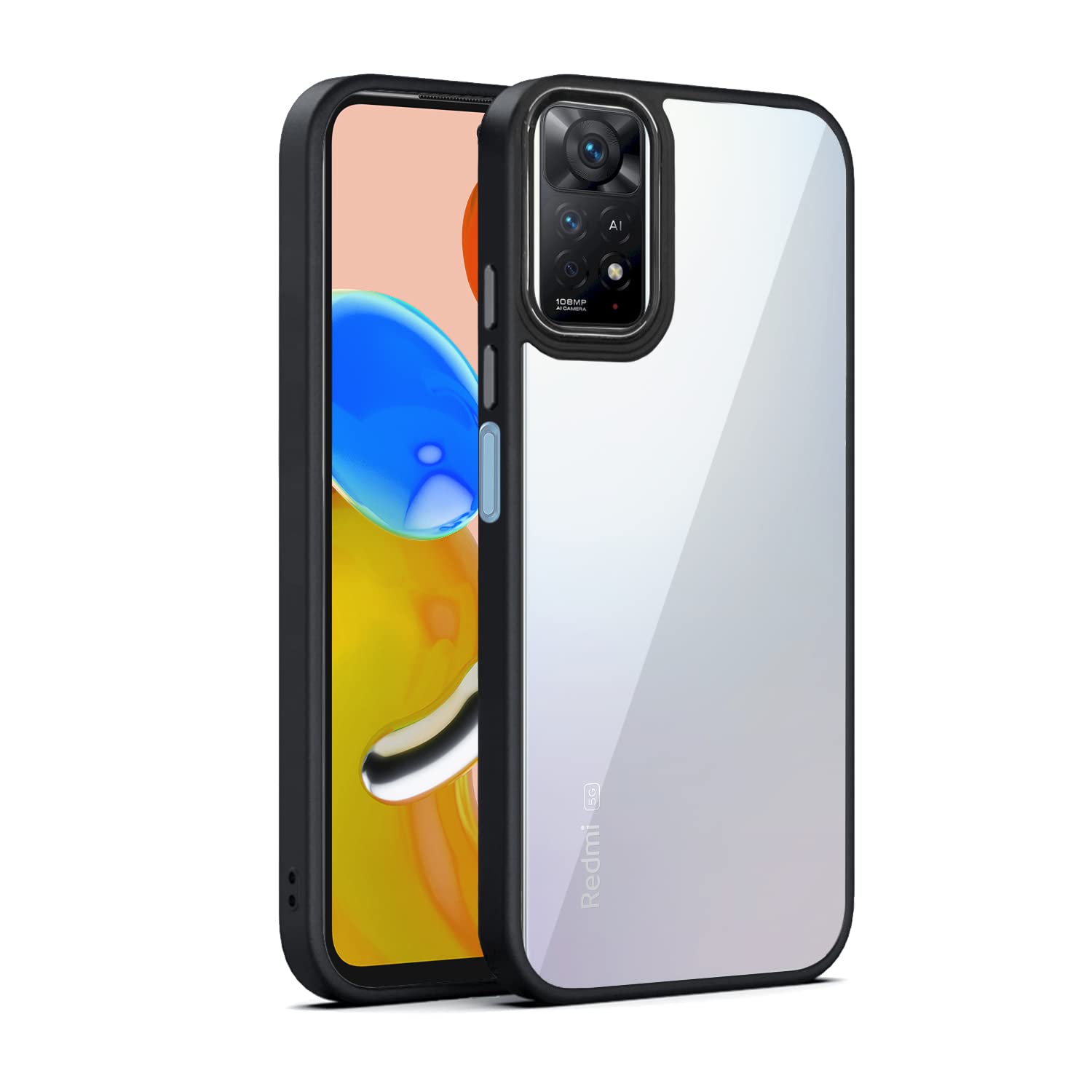Black Chrome phone cover for Redmi Note 11 Pro/Note 11 Pro Plus 5G – Pikkme