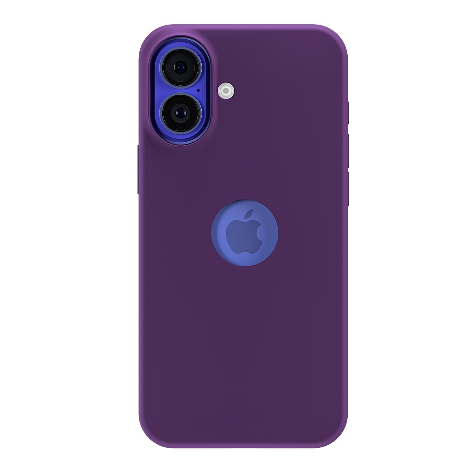 Pikkme iPhone 16 Plus Super Soft Silicone Back Cover (Grape)