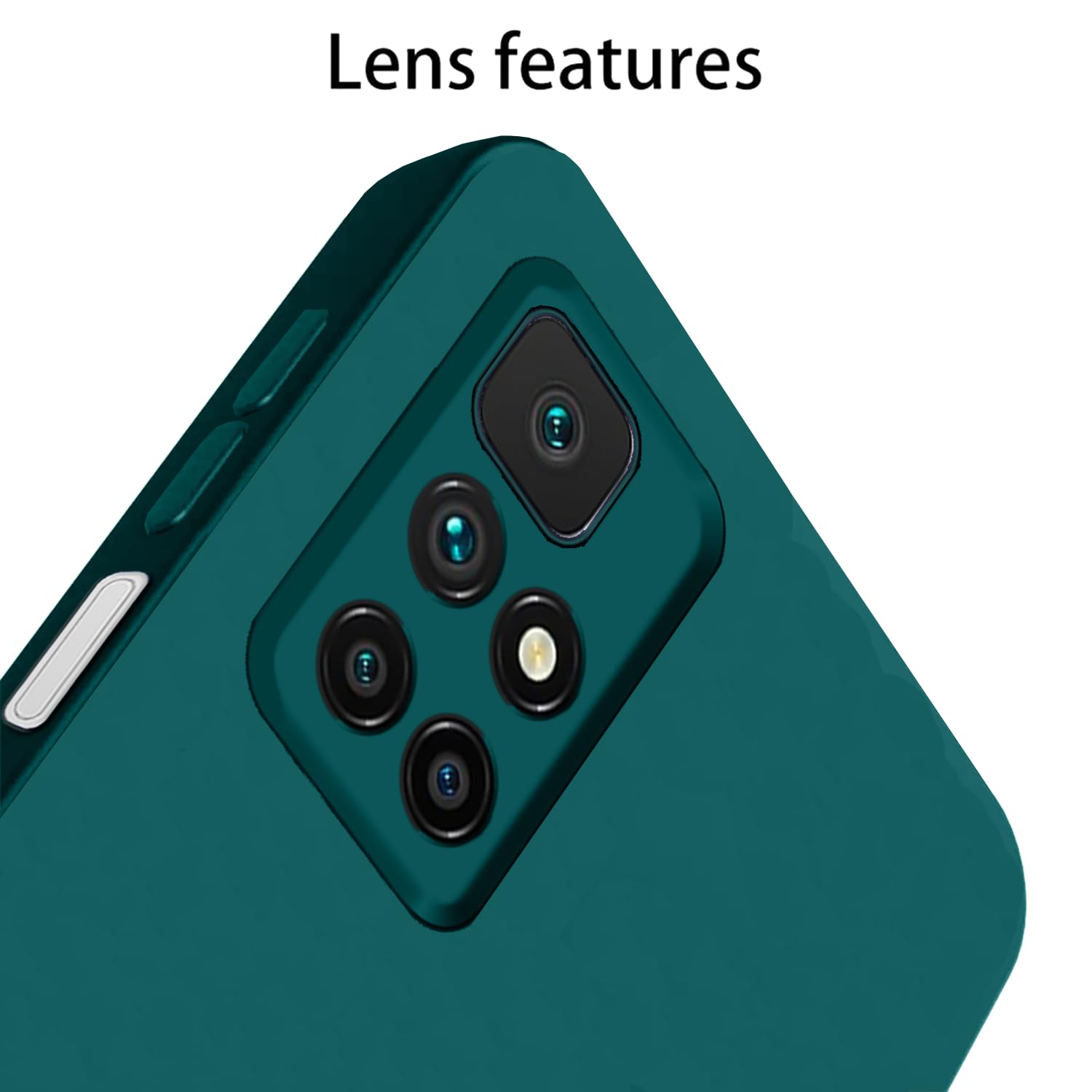 Green Liquid Silicone back cover for Redmi 10 Prime – Pikkme – photo 6