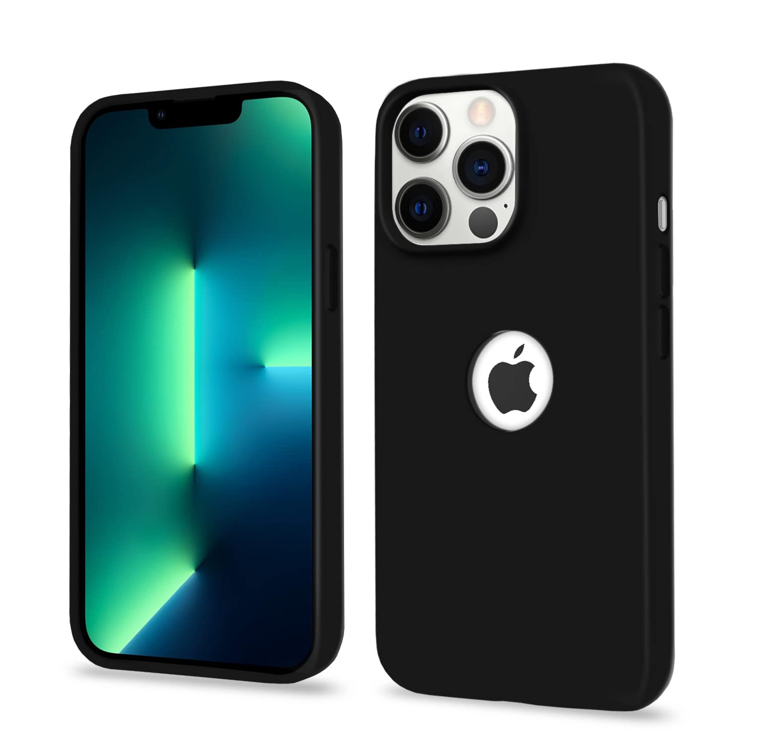 Black mobile back cover for iPhone 13 Pro Max – Pikkme