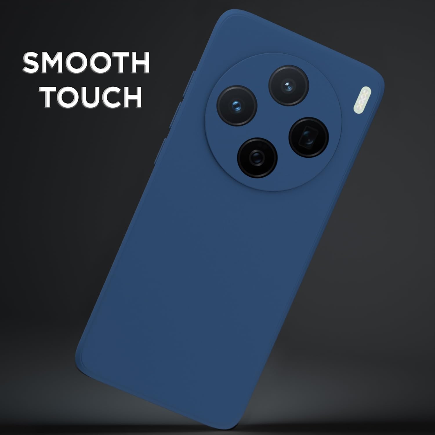 Pikkme Vivo X200 5G Liquid Silicone Back Cover (Blue)
