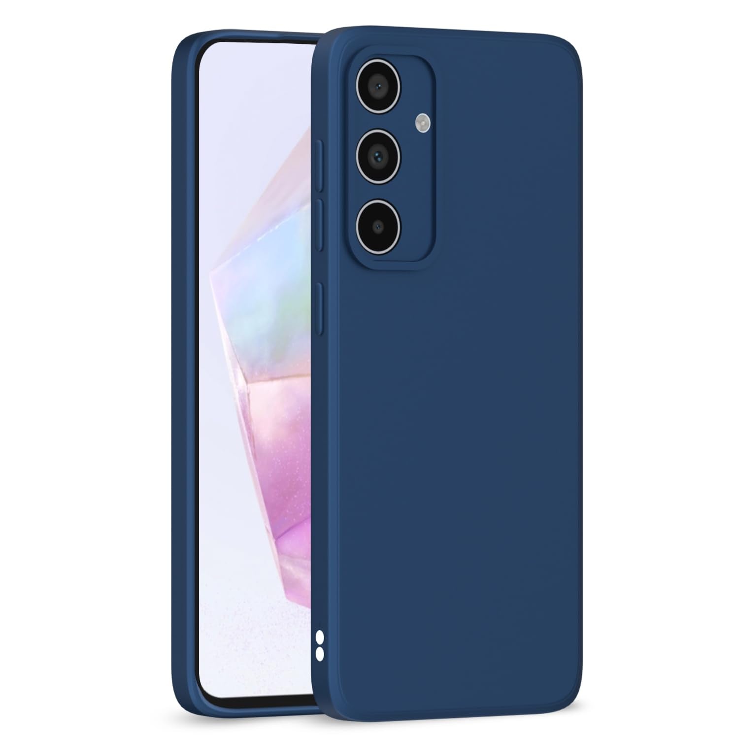 Pikkme sam a35 5g Liquid Silicone Back Cover - Black