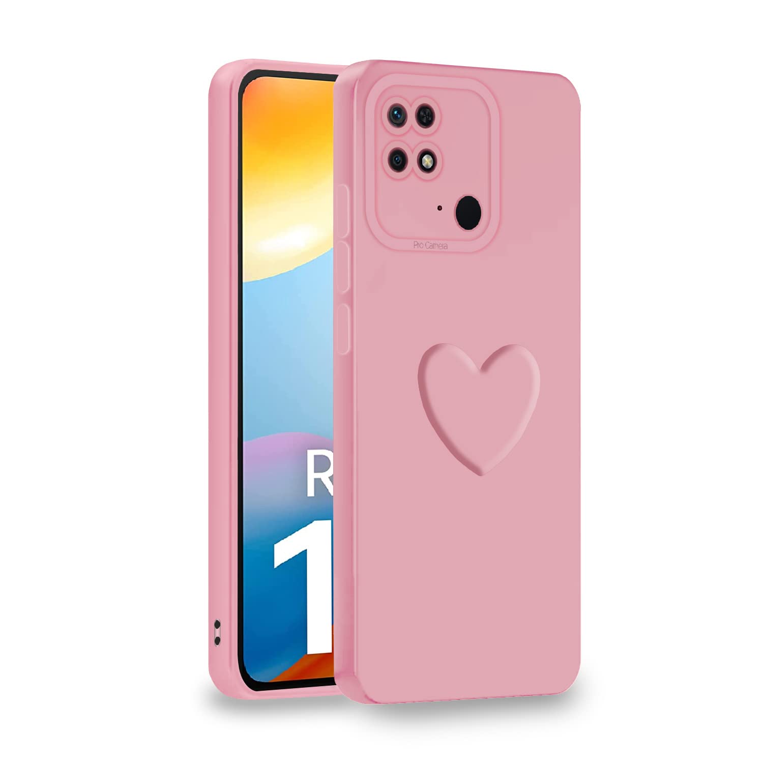 Pikkme pink Chain mobile cover for Redmi 10/10 Power