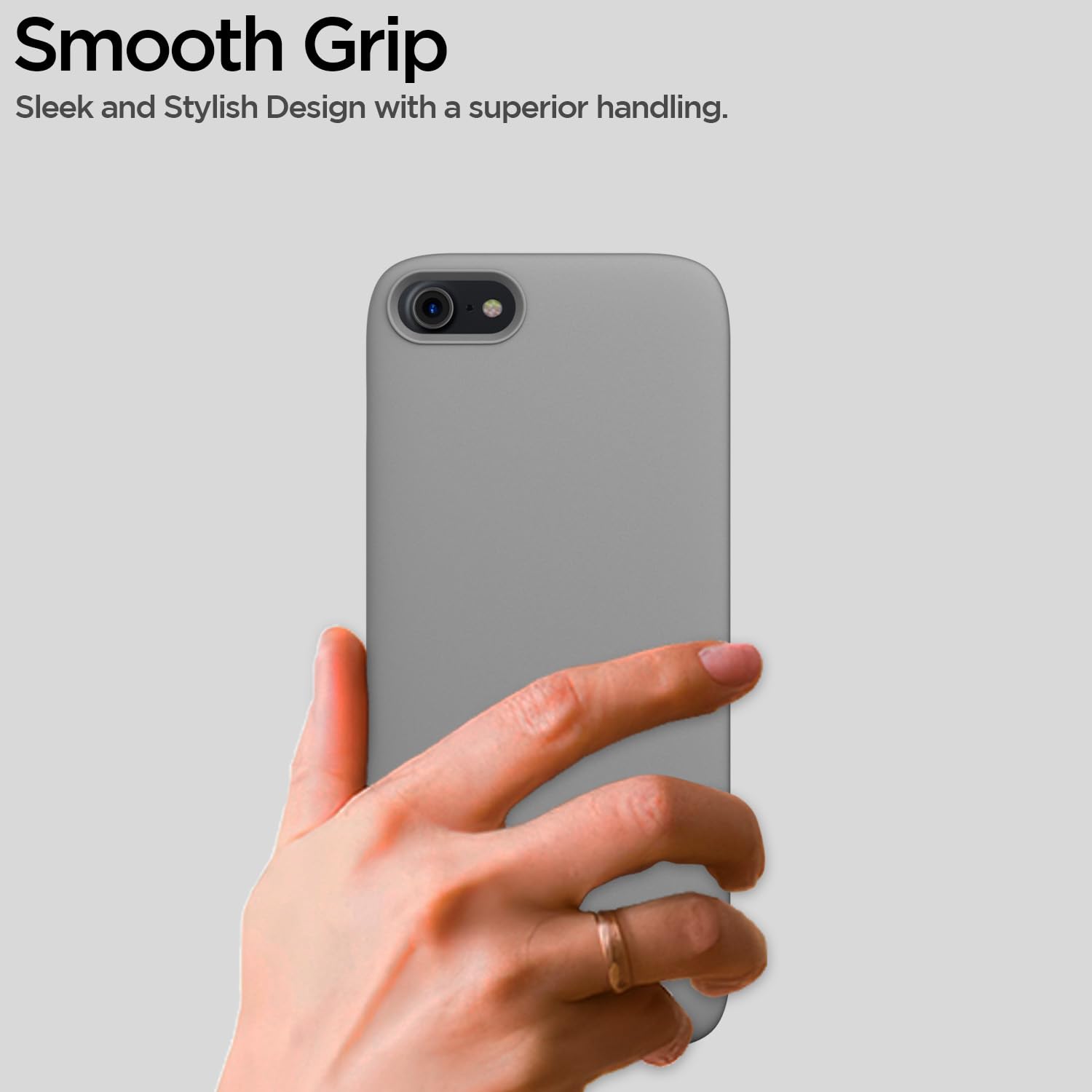 Pikkme iPhone 7/8 / SE 2020 SideCut Back Cover (Grey)
