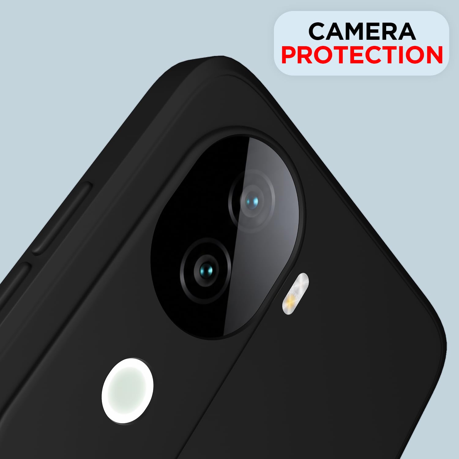 Vivo V40e/iQOO Z9s 5G back cover in black by Pikkme – photo 5