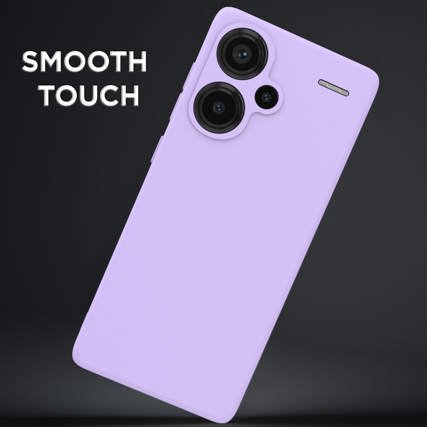 Pikkme Redmi Note 13 Pro Plus 5G Liquid Silicone Back Cover | Purple