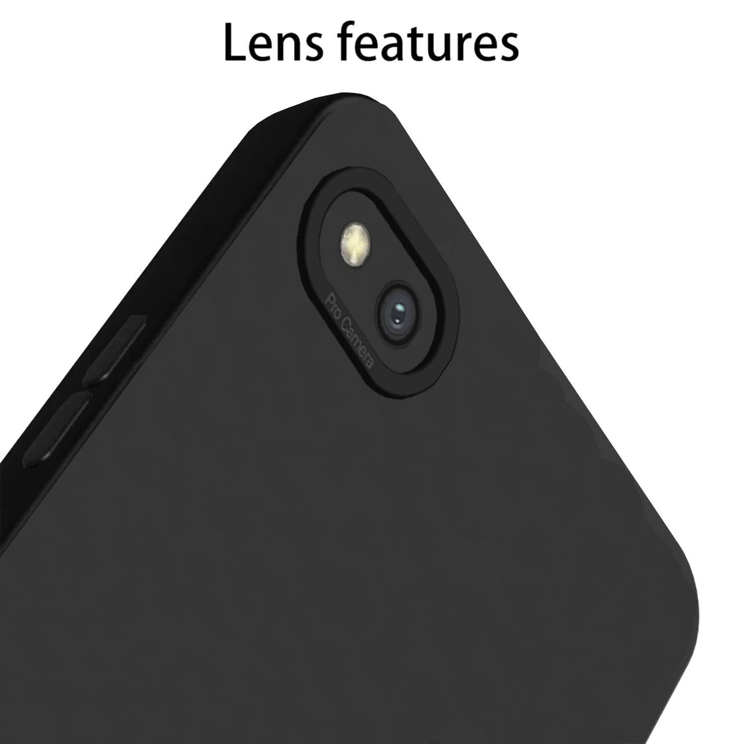 Pikkme Mi Redmi 5ALiquid Siliconee Back Cover | Black