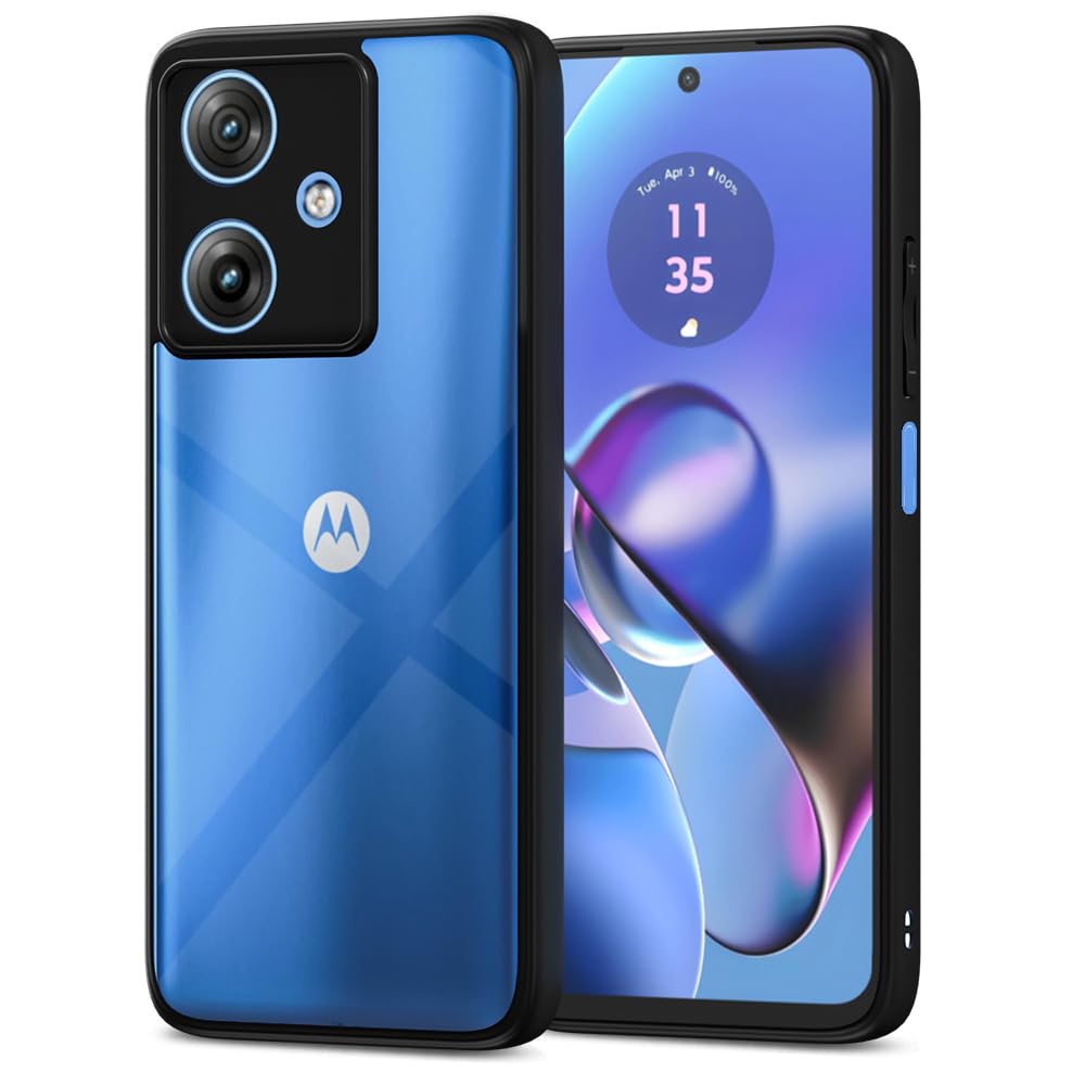 Pikkme black mobile cover for Moto G54/G54 Power/G64 5G