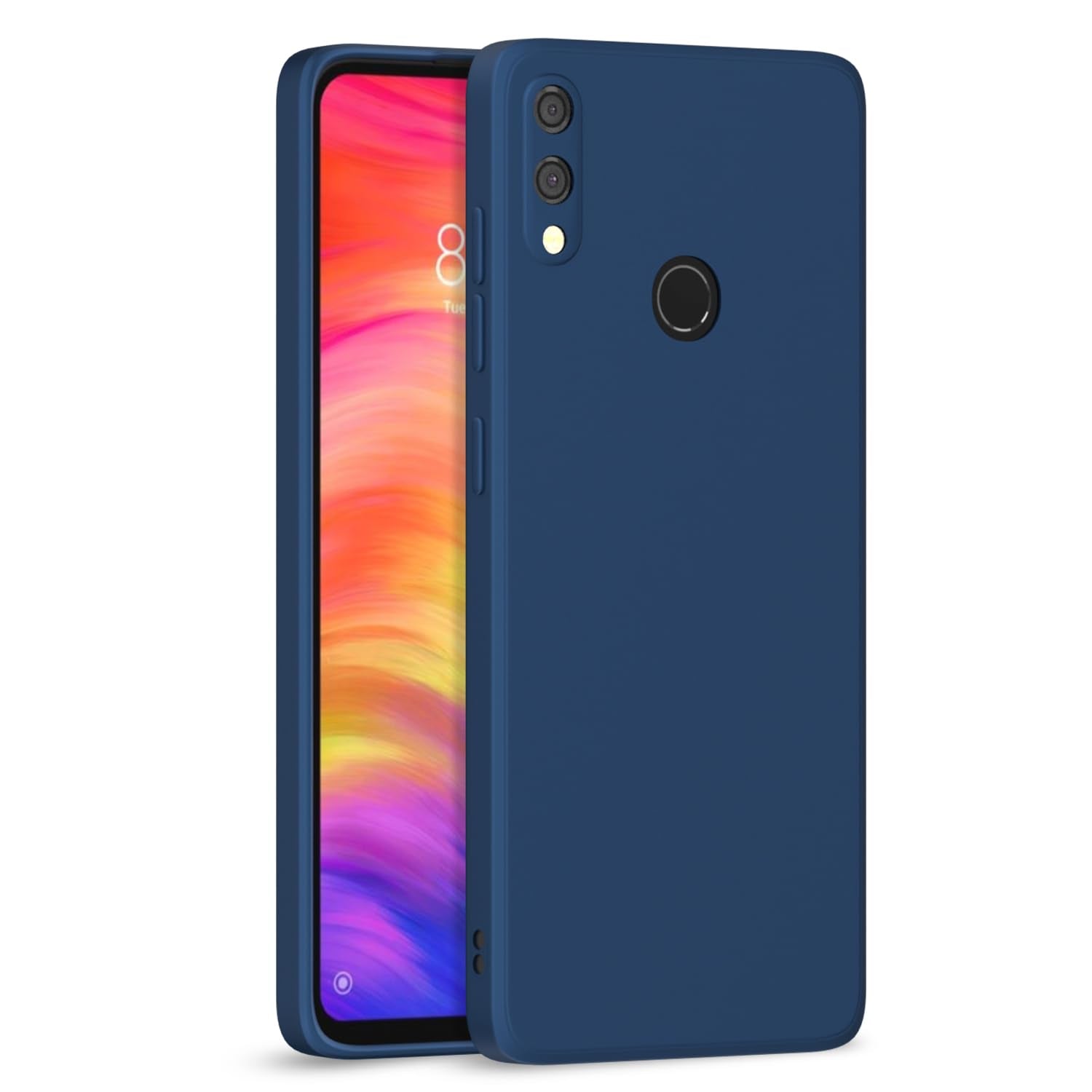 Blue Matte back cover for Redmi Note 7/Note 7 Pro/Note 7s – Pikkme