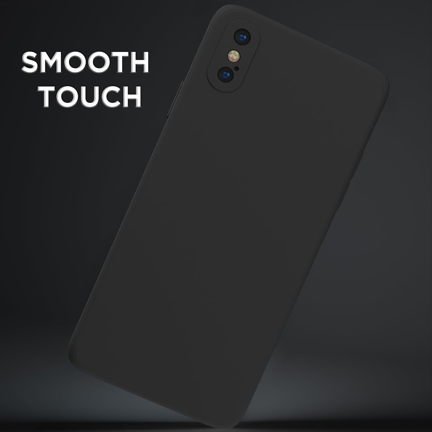 Pikkme iPhone X/XSLiquid Silicone Back Cover | Black