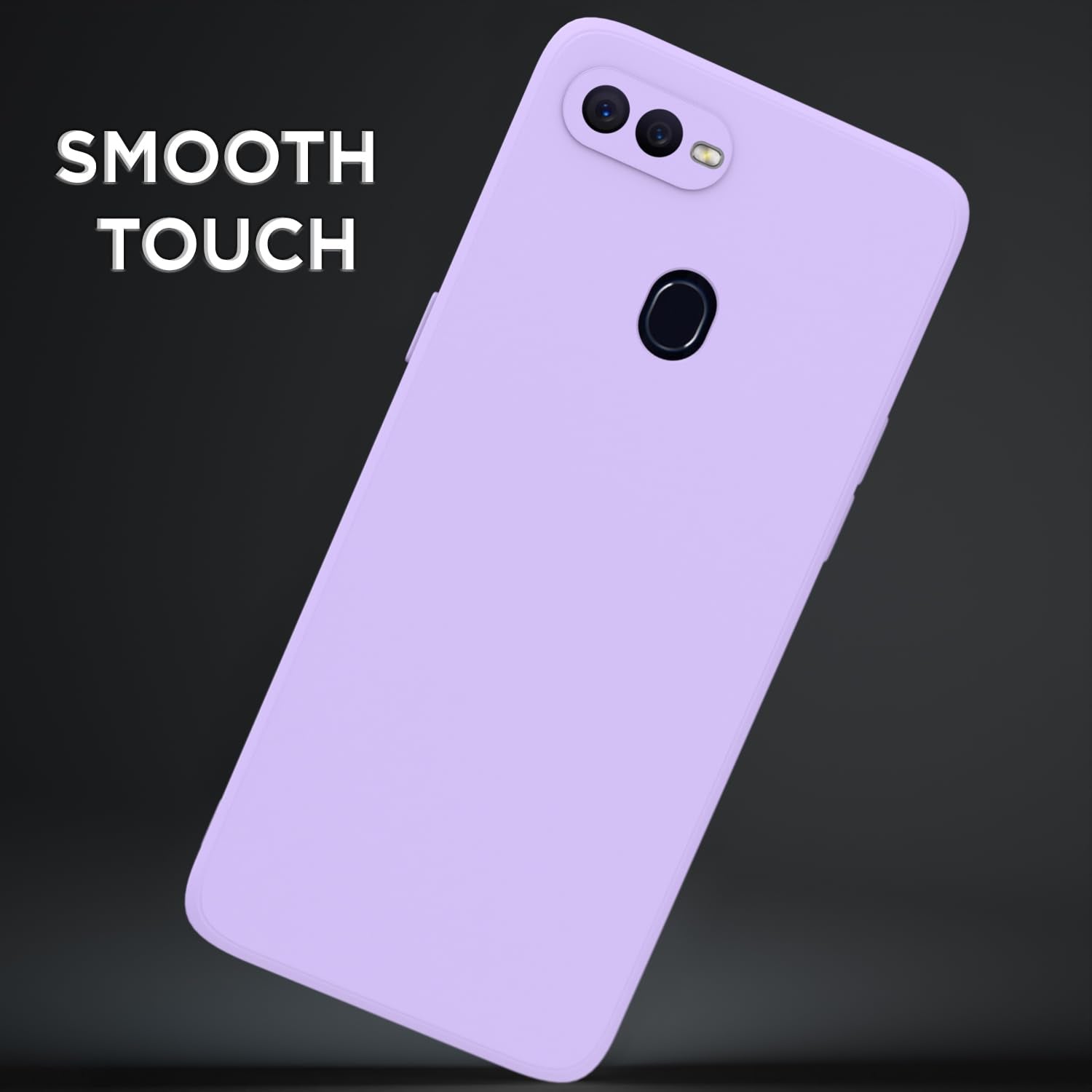 Pikkme Oppo F9 Pro/Realme 2 Pro/Realme U1 Liquid Silicone Back Cover | Purple