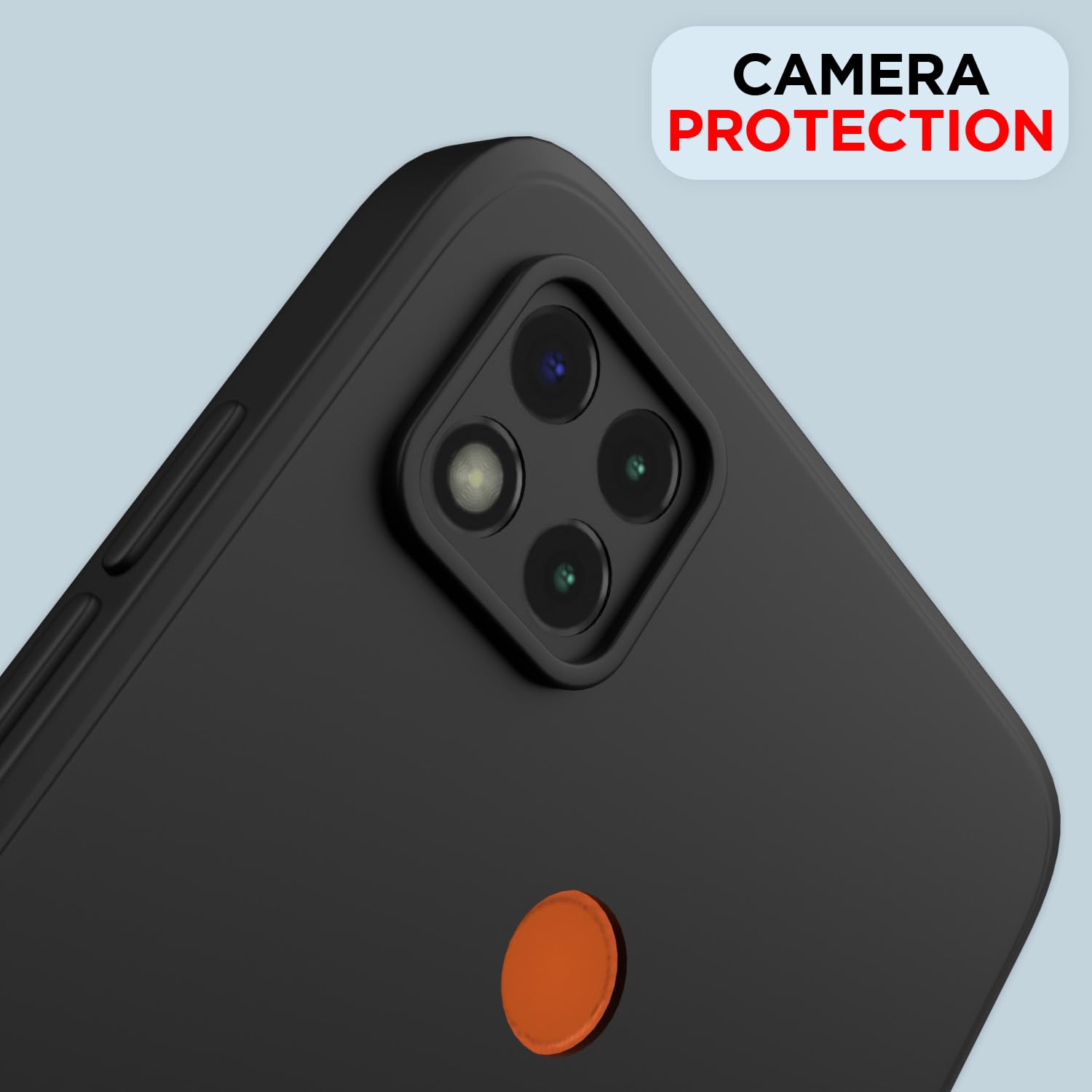 Pikkme Mi Redmi 10A / Redmi 9 / Redmi 9C / 9 Activ/Poco C31 Liquid Silicone Back Cover | Black