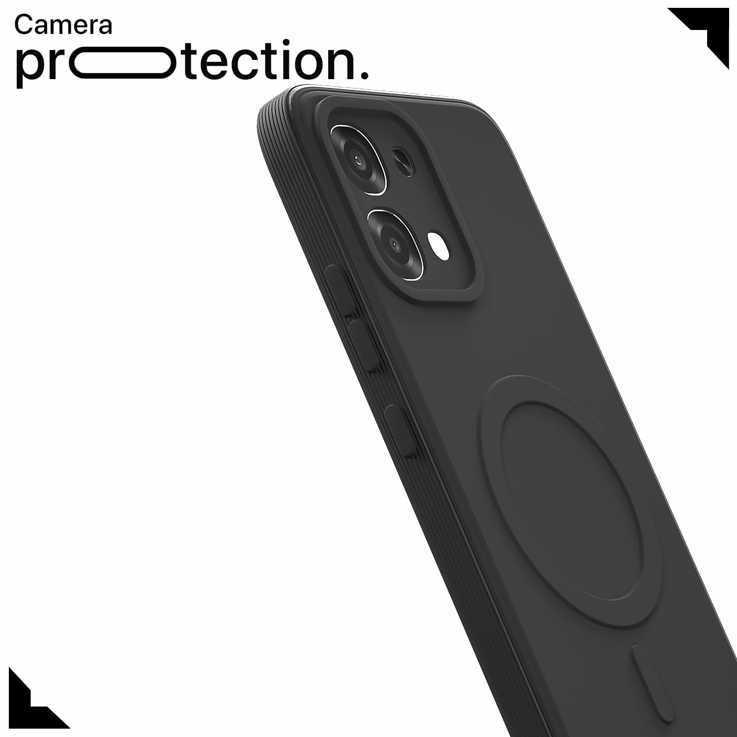 Oppo F31/F33 5G MagSafe phone cover in black by Pikkme – photo 5
