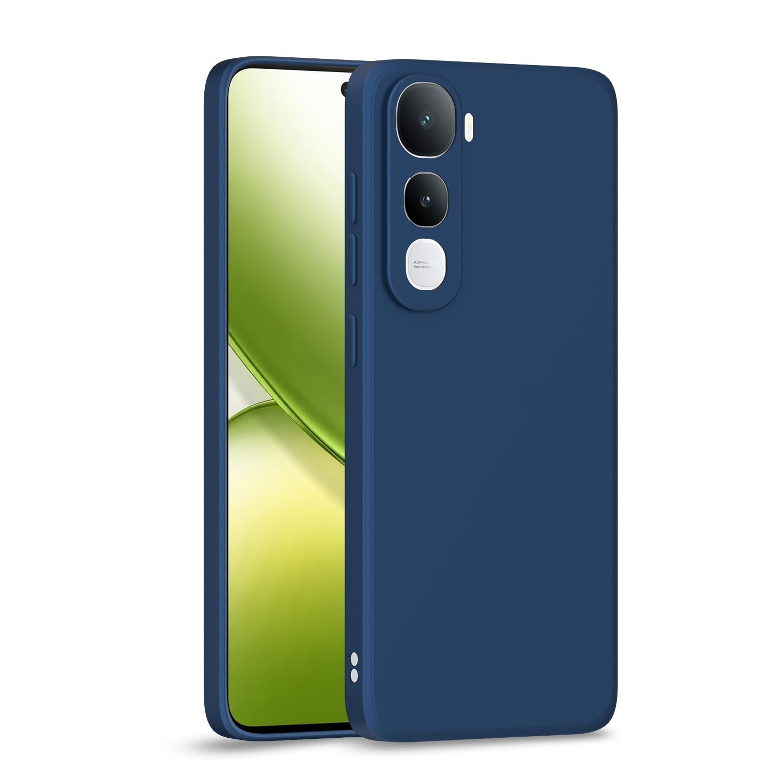 Pikkme blue Matte phone cover for Vivo Y400 5G