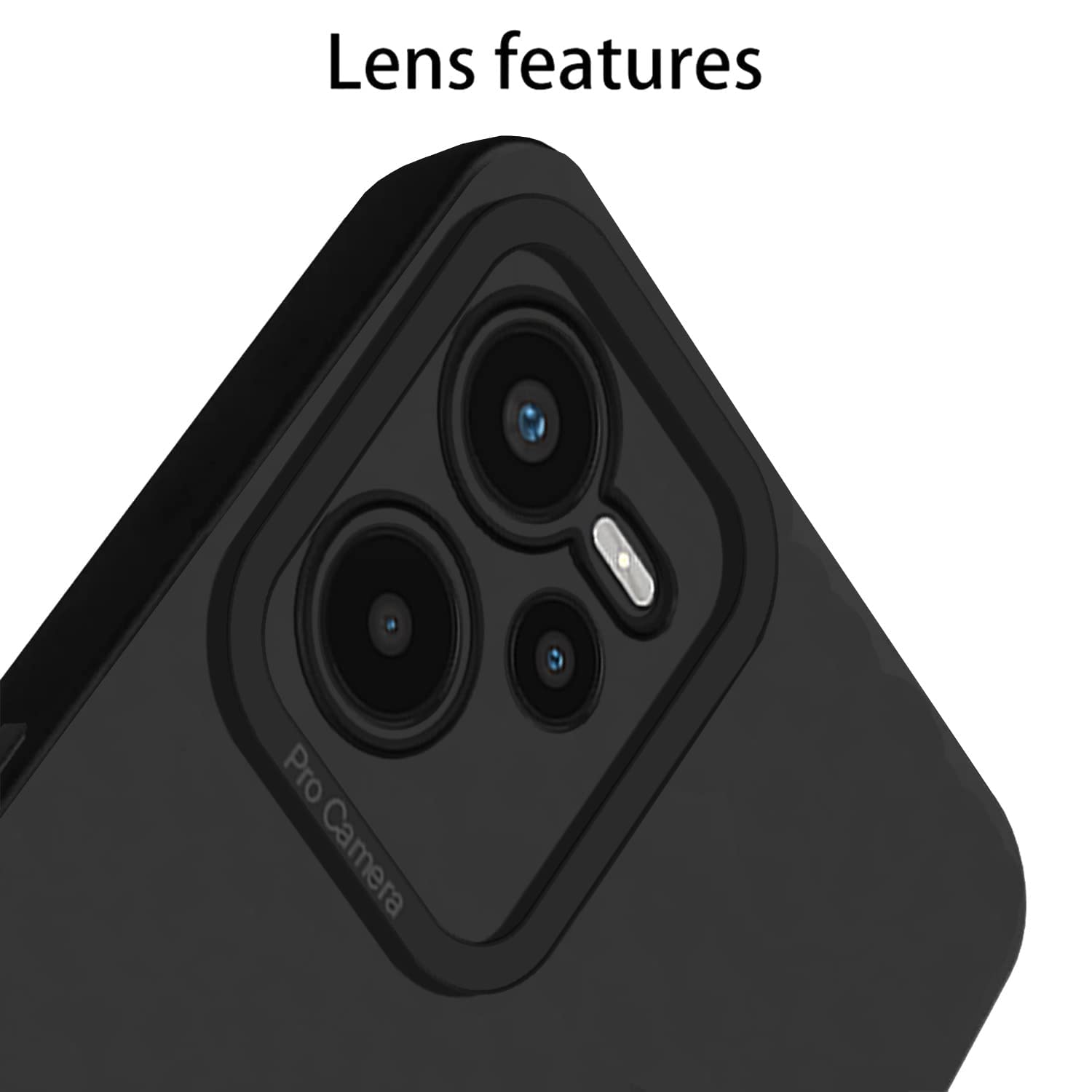 Black Matte phone cover for Realme C35 – Pikkme – photo 5