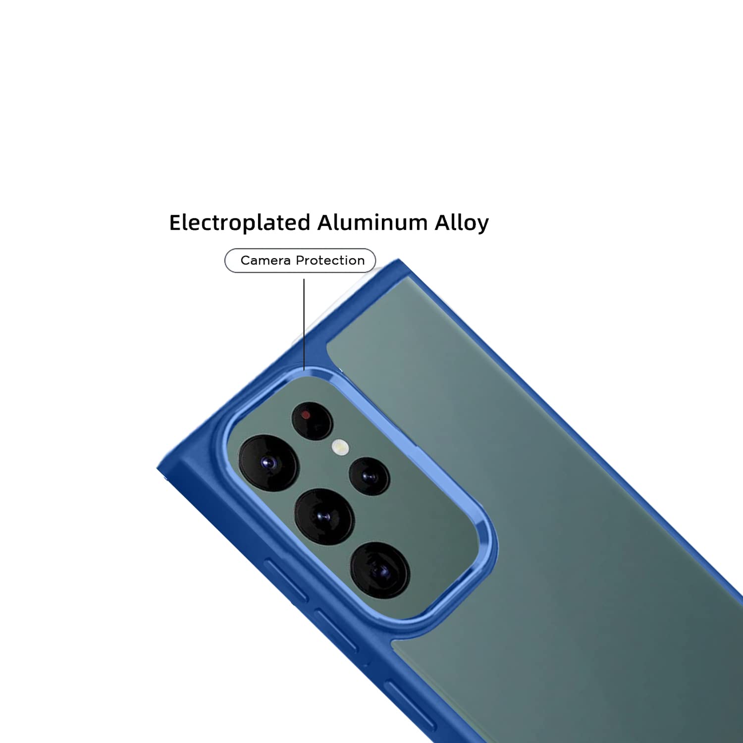 Pikkme Samsung S22 Ultra Chrome dark blue mobile cover – photo 4