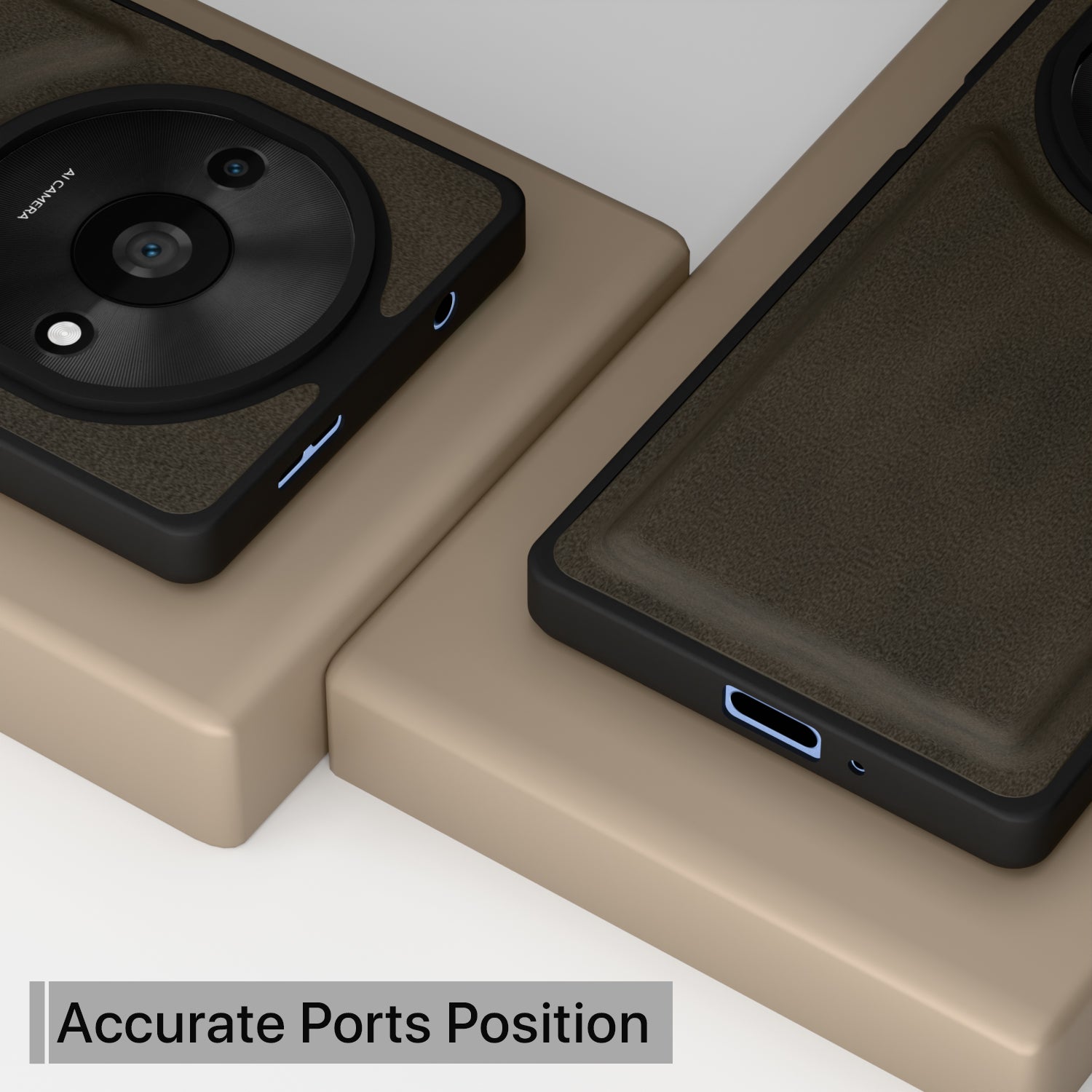 Pikkme Redmi A3 (2024) / Redmi A3x / Poco C61 Premium Leatherback Case (Brown)