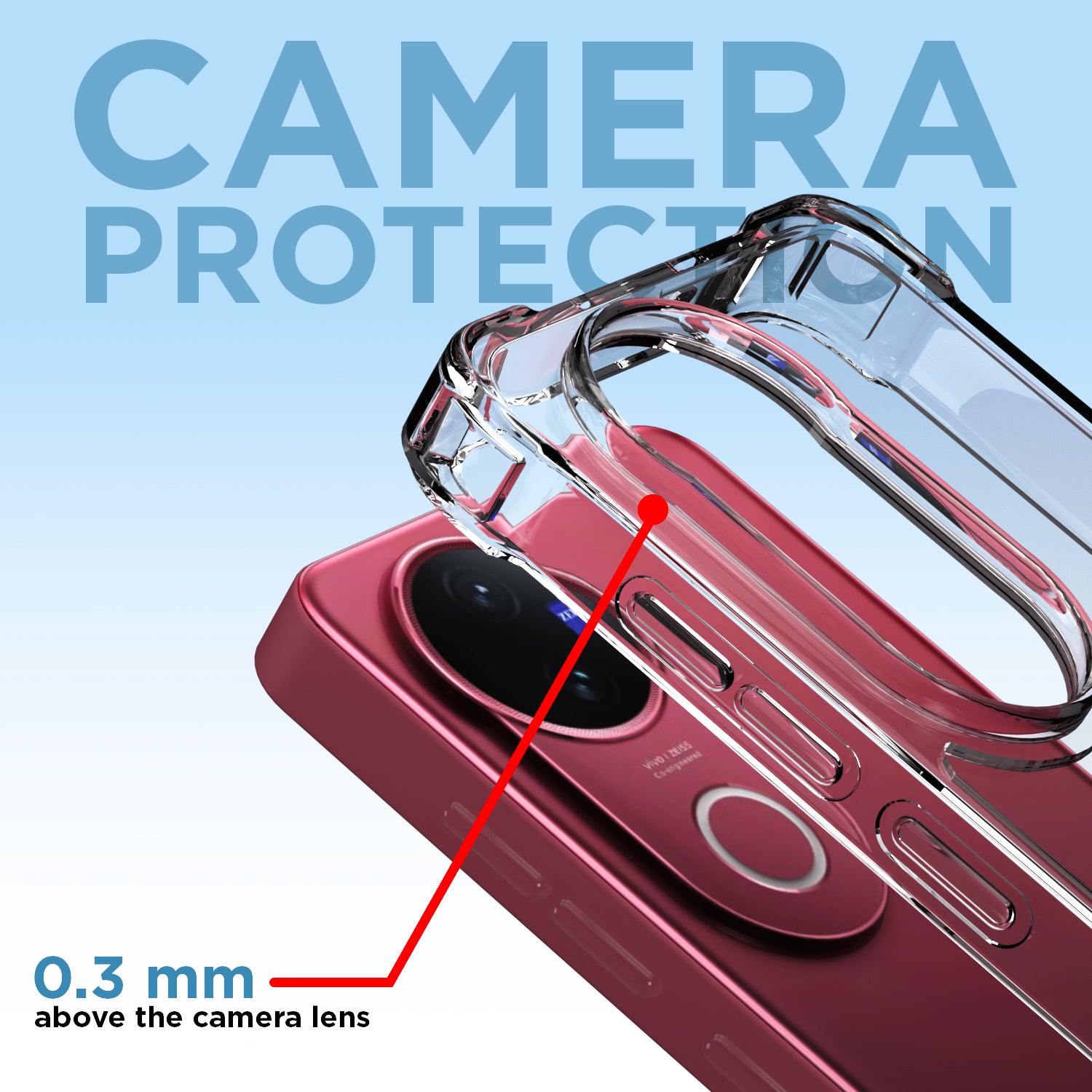 Pikkme Vivo V50 5G / V50e 5G PC + TPU Crystal Clear Transparent Back Cover (Transparent)
