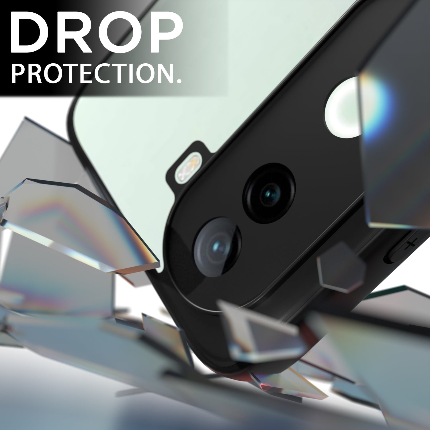 Pikkme Vivo V40e / iQOO Z9s 5G Eagle 2 Mag-Safe Shockproof Hard Transparent Back Cover (Black)