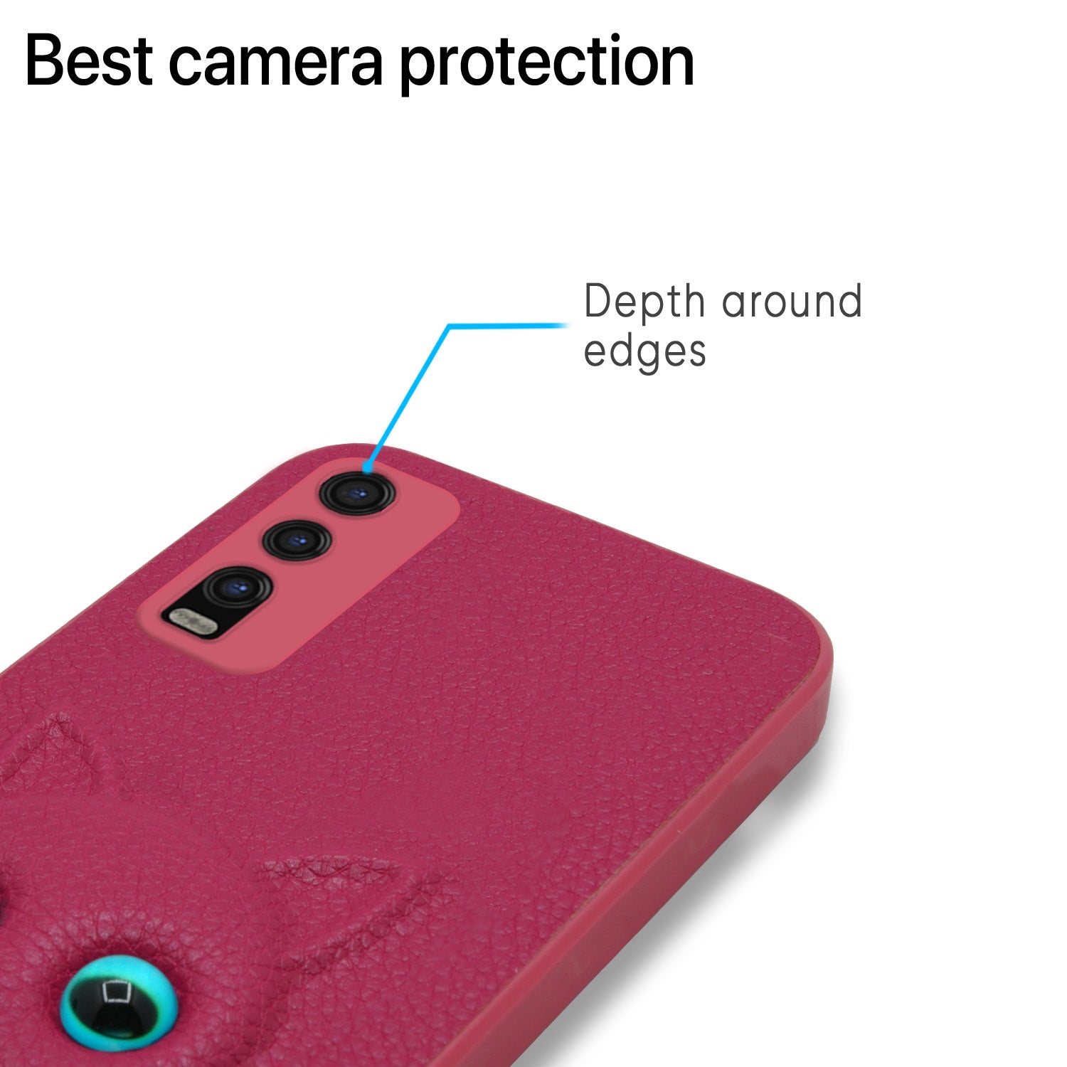 Pikkme Vivo Y20 / Vivo Y20i / Vivo Y12s Kitty Back Cover (Pink)